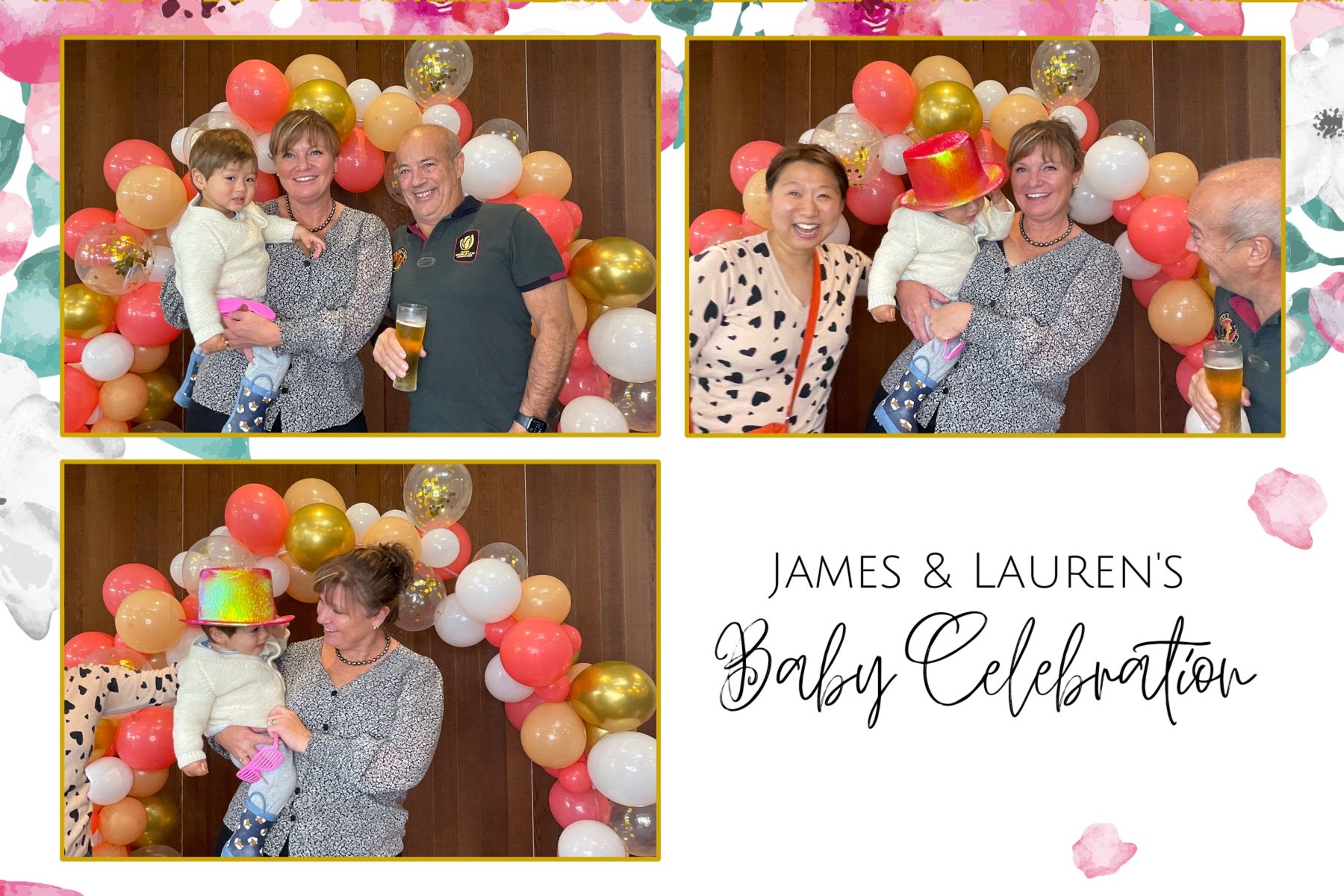 James and Lauren's Baby Celebration | View more photos from the event at gallery.photobooth.co.nz/u/SelfieCentral/James-and-Laurens-Baby-Celebration
