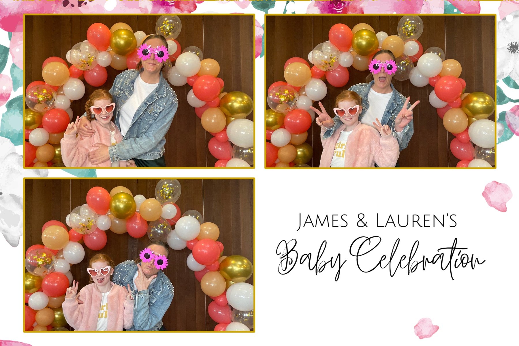 James and Lauren's Baby Celebration | View more photos from the event at gallery.photobooth.co.nz/u/SelfieCentral/James-and-Laurens-Baby-Celebration