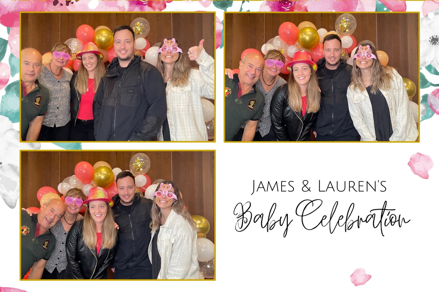 James and Lauren's Baby Celebration | View more photos from the event at gallery.photobooth.co.nz/u/SelfieCentral/James-and-Laurens-Baby-Celebration