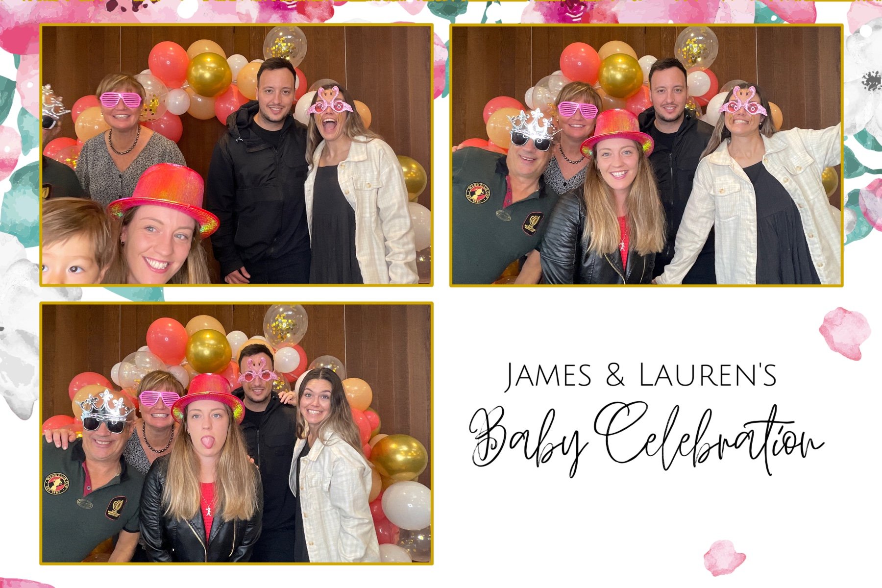 James and Lauren's Baby Celebration | View more photos from the event at gallery.photobooth.co.nz/u/SelfieCentral/James-and-Laurens-Baby-Celebration