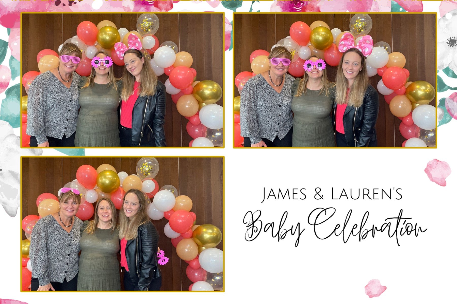 James and Lauren's Baby Celebration | View more photos from the event at gallery.photobooth.co.nz/u/SelfieCentral/James-and-Laurens-Baby-Celebration