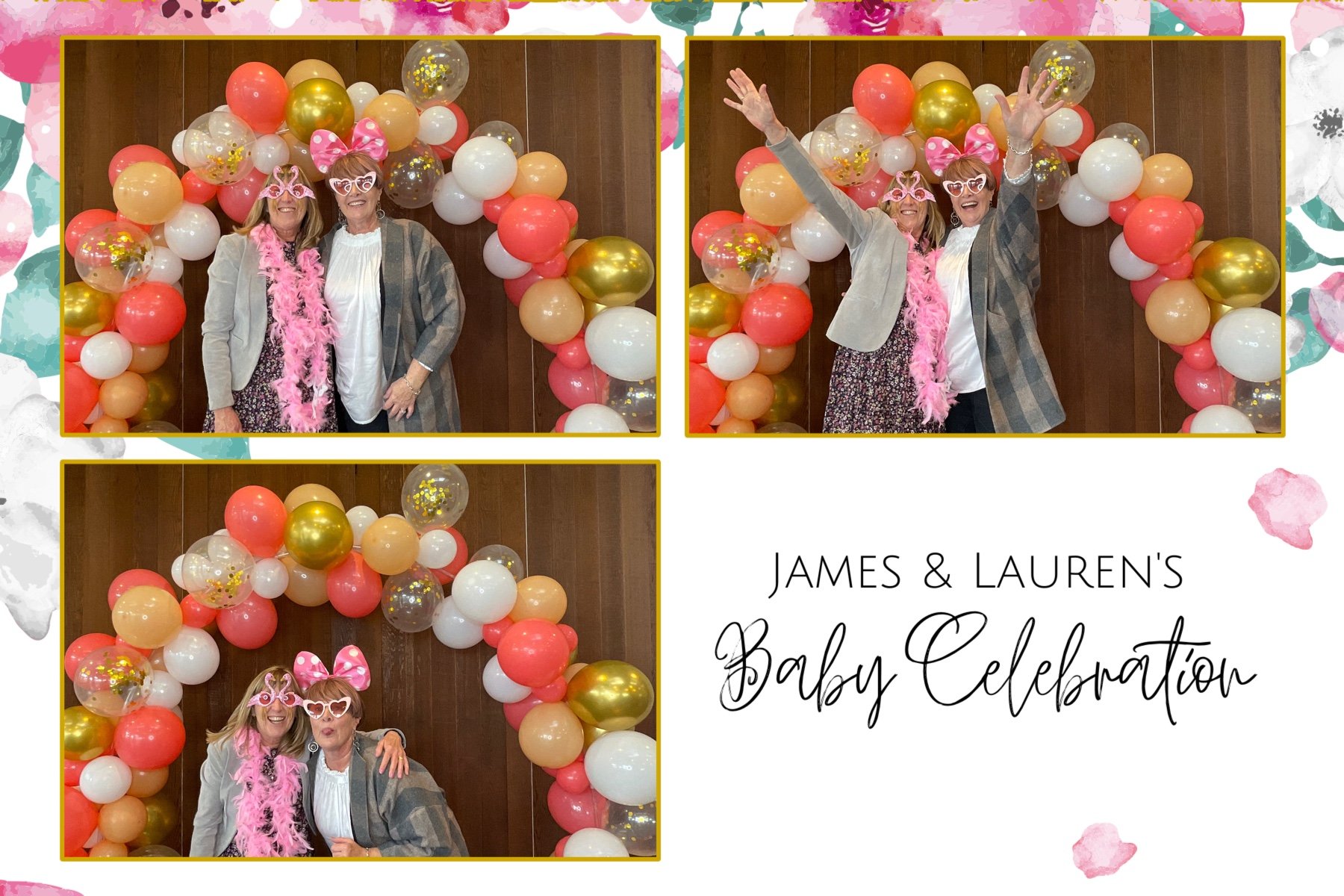 James and Lauren's Baby Celebration | View more photos from the event at gallery.photobooth.co.nz/u/SelfieCentral/James-and-Laurens-Baby-Celebration