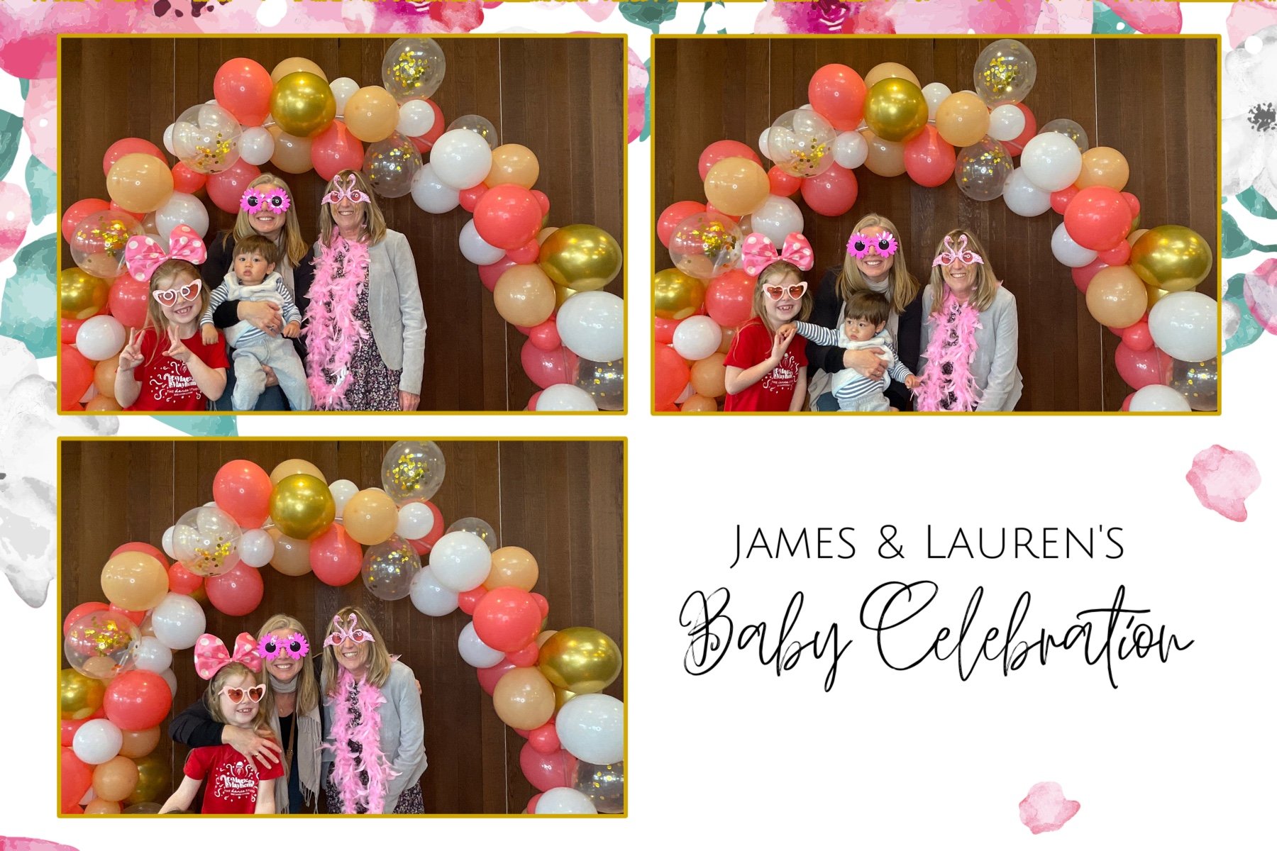 James and Lauren's Baby Celebration | View more photos from the event at gallery.photobooth.co.nz/u/SelfieCentral/James-and-Laurens-Baby-Celebration