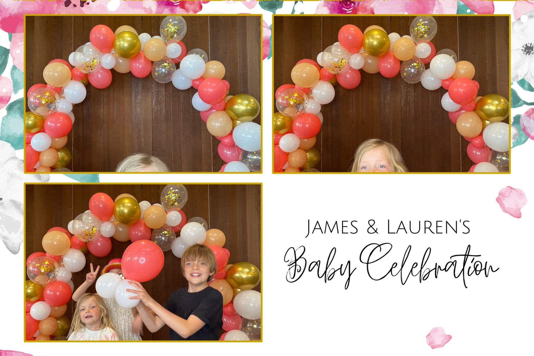 James and Lauren's Baby Celebration | View more photos from the event at gallery.photobooth.co.nz/u/SelfieCentral/James-and-Laurens-Baby-Celebration