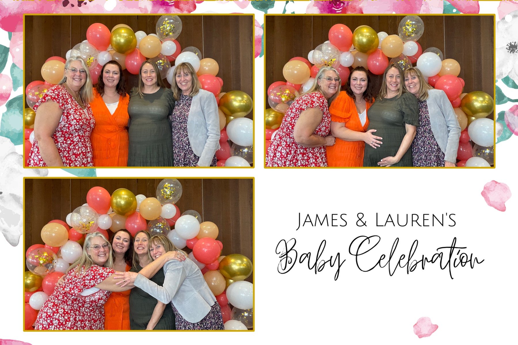 James and Lauren's Baby Celebration | View more photos from the event at gallery.photobooth.co.nz/u/SelfieCentral/James-and-Laurens-Baby-Celebration