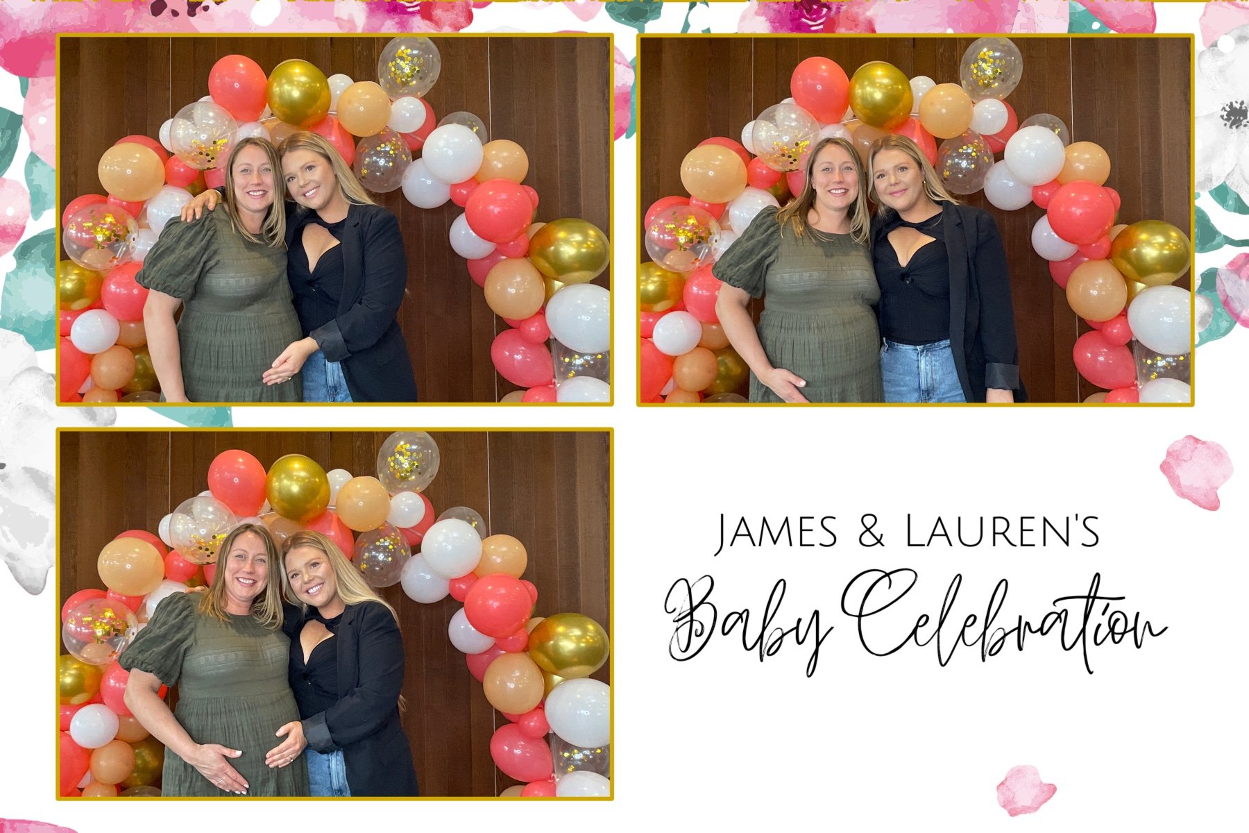 James and Lauren's Baby Celebration | View more photos from the event at gallery.photobooth.co.nz/u/SelfieCentral/James-and-Laurens-Baby-Celebration
