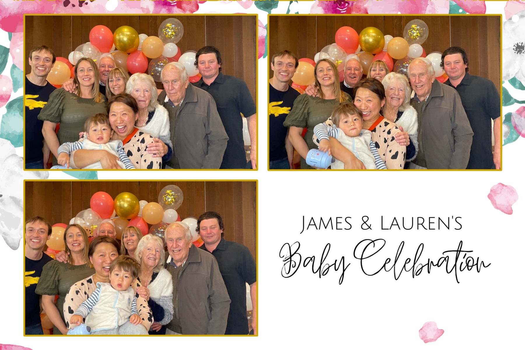 James and Lauren's Baby Celebration | View more photos from the event at gallery.photobooth.co.nz/u/SelfieCentral/James-and-Laurens-Baby-Celebration