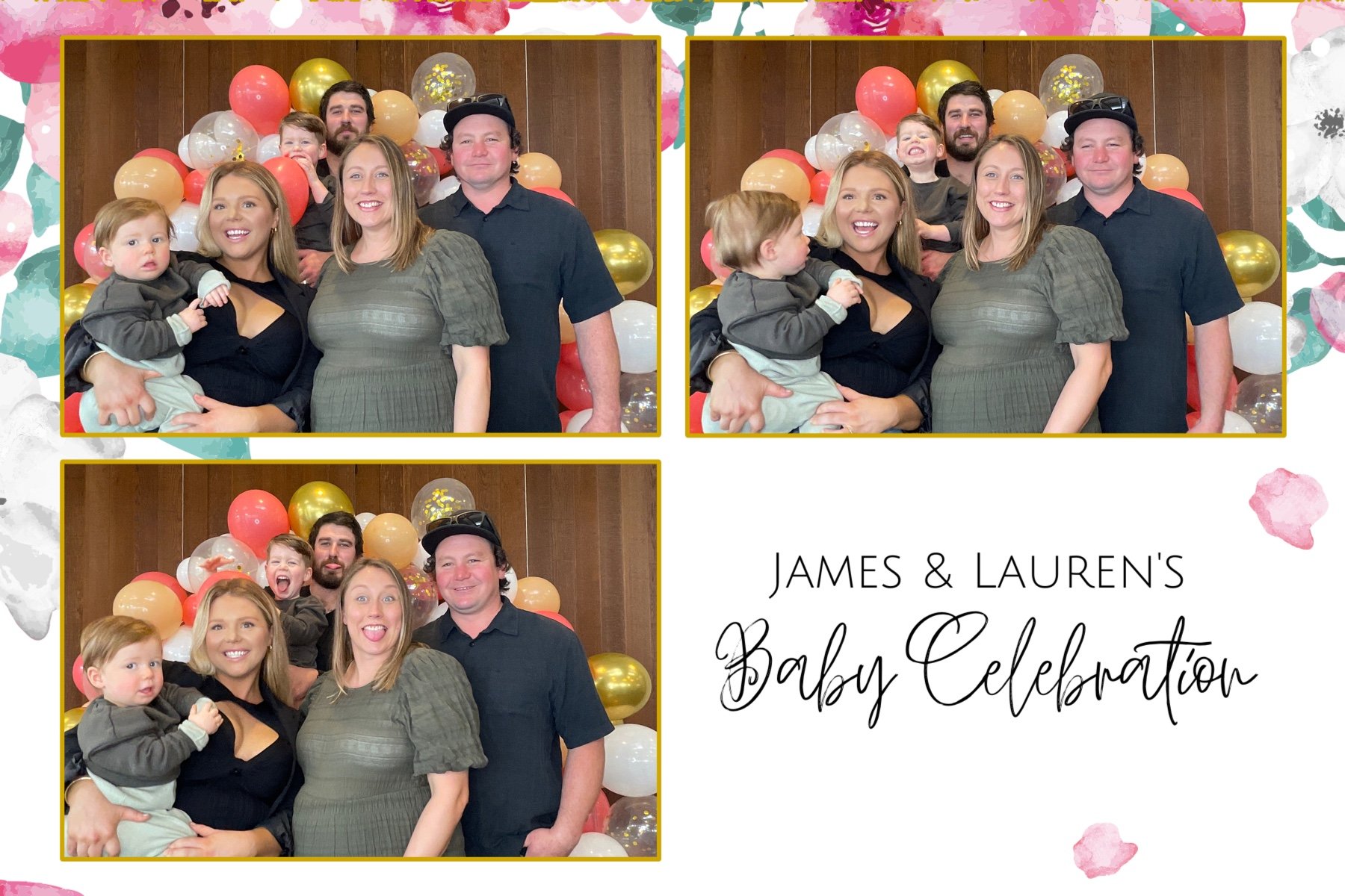 James and Lauren's Baby Celebration | View more photos from the event at gallery.photobooth.co.nz/u/SelfieCentral/James-and-Laurens-Baby-Celebration