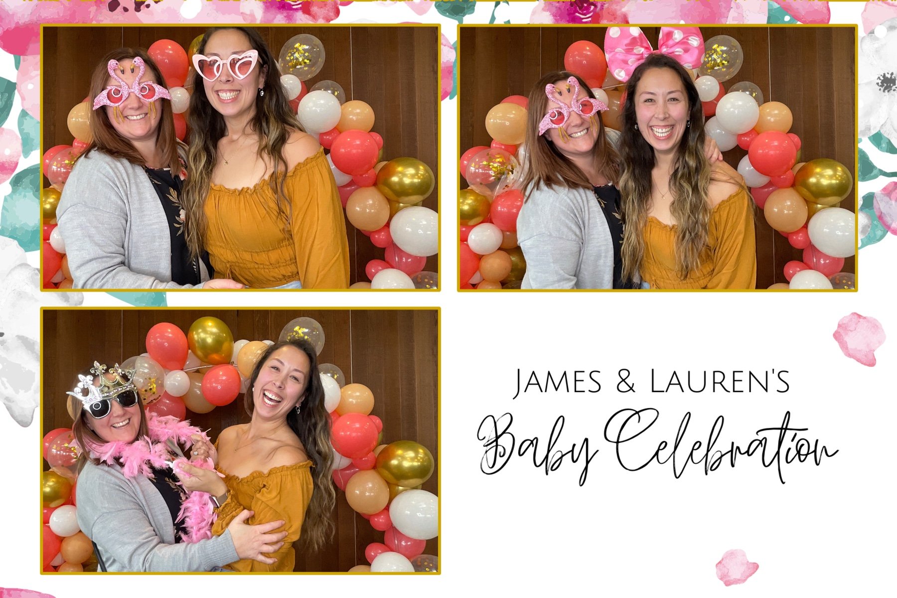 James and Lauren's Baby Celebration | View more photos from the event at gallery.photobooth.co.nz/u/SelfieCentral/James-and-Laurens-Baby-Celebration