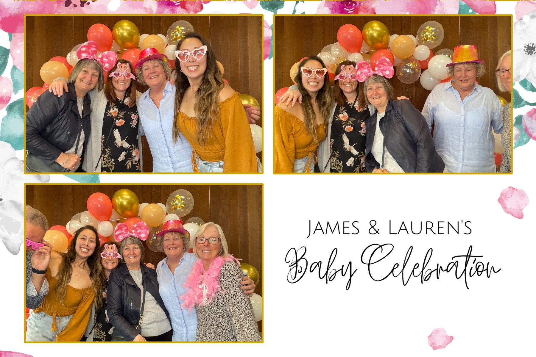 James and Lauren's Baby Celebration | View more photos from the event at gallery.photobooth.co.nz/u/SelfieCentral/James-and-Laurens-Baby-Celebration
