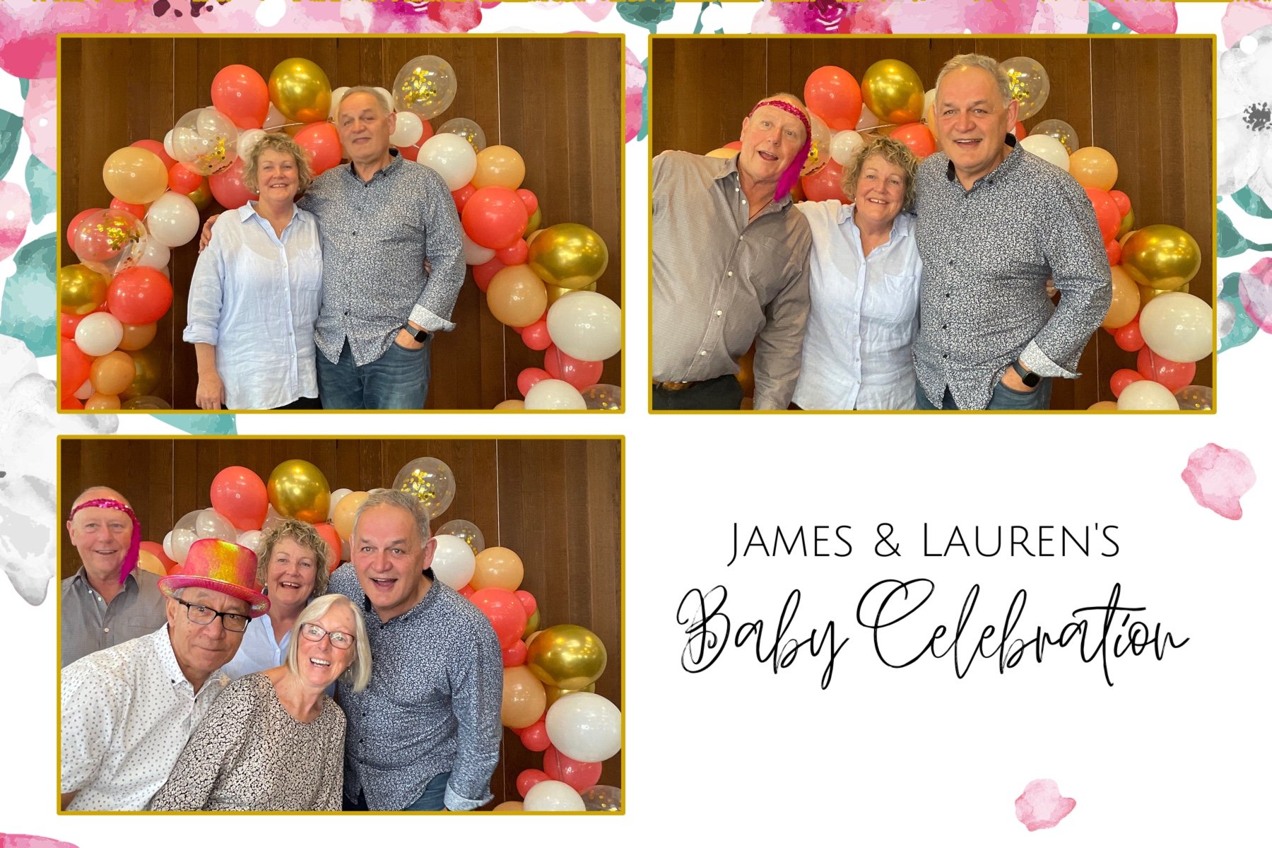 James and Lauren's Baby Celebration | View more photos from the event at gallery.photobooth.co.nz/u/SelfieCentral/James-and-Laurens-Baby-Celebration