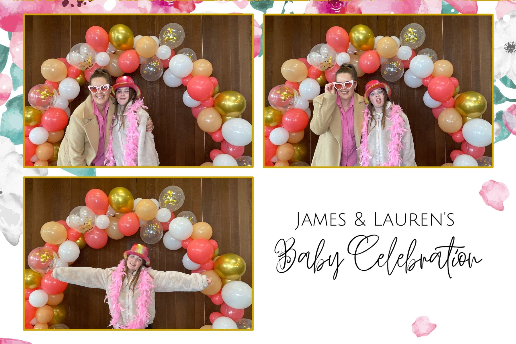 James and Lauren's Baby Celebration | View more photos from the event at gallery.photobooth.co.nz/u/SelfieCentral/James-and-Laurens-Baby-Celebration