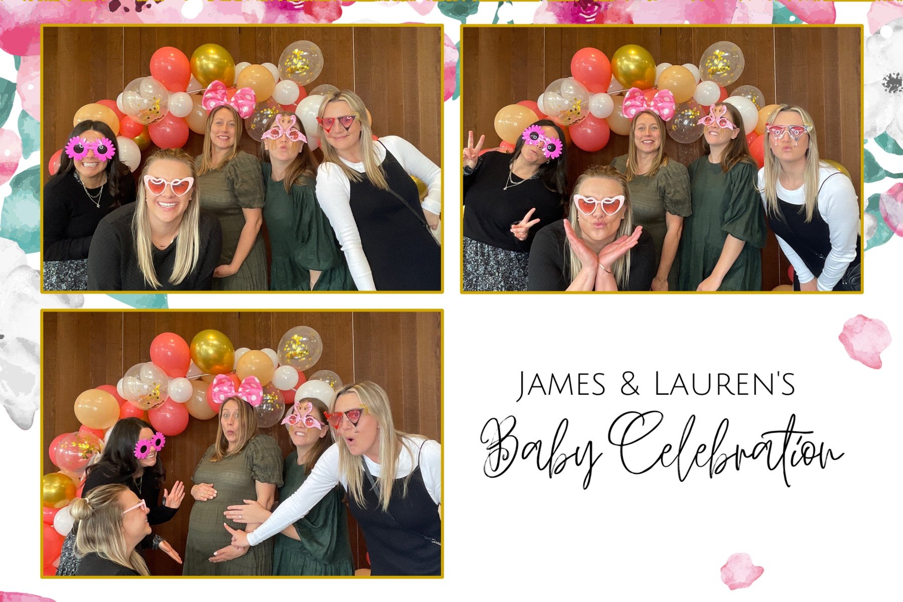 James and Lauren's Baby Celebration | View more photos from the event at gallery.photobooth.co.nz/u/SelfieCentral/James-and-Laurens-Baby-Celebration