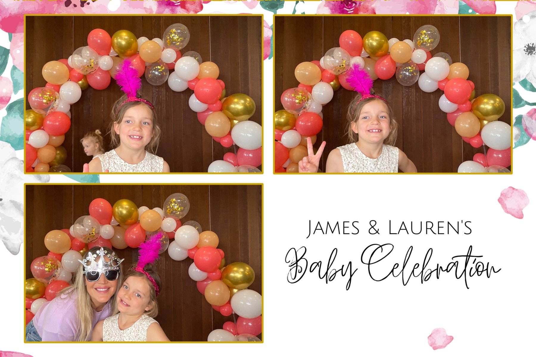 James and Lauren's Baby Celebration | View more photos from the event at gallery.photobooth.co.nz/u/SelfieCentral/James-and-Laurens-Baby-Celebration