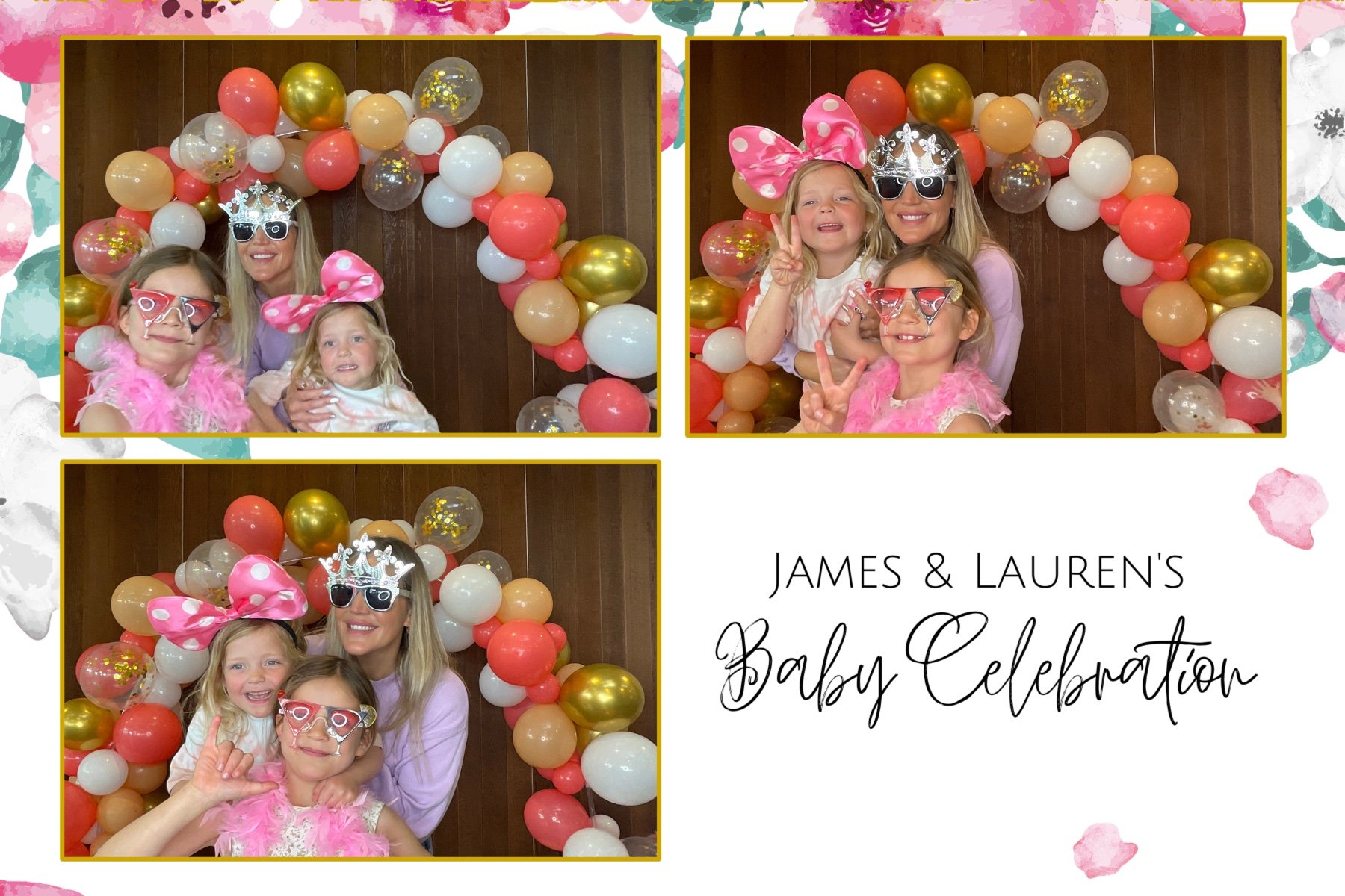 James and Lauren's Baby Celebration | View more photos from the event at gallery.photobooth.co.nz/u/SelfieCentral/James-and-Laurens-Baby-Celebration