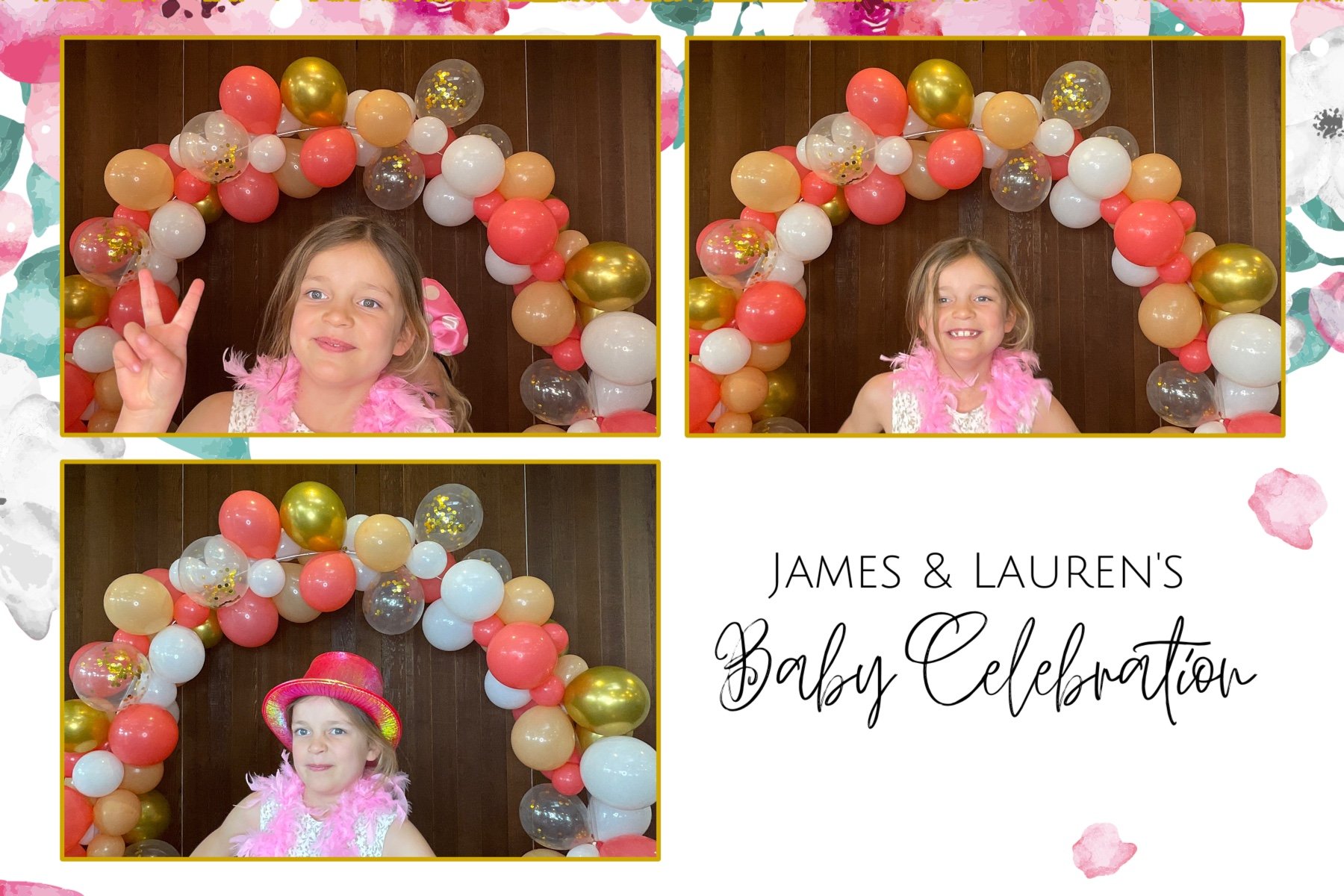 James and Lauren's Baby Celebration | View more photos from the event at gallery.photobooth.co.nz/u/SelfieCentral/James-and-Laurens-Baby-Celebration