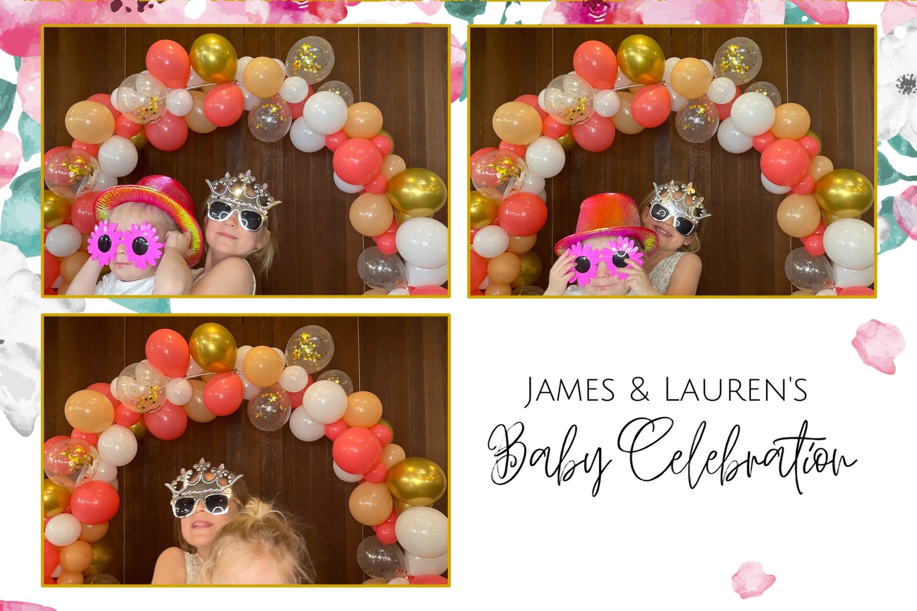 James and Lauren's Baby Celebration | View more photos from the event at gallery.photobooth.co.nz/u/SelfieCentral/James-and-Laurens-Baby-Celebration