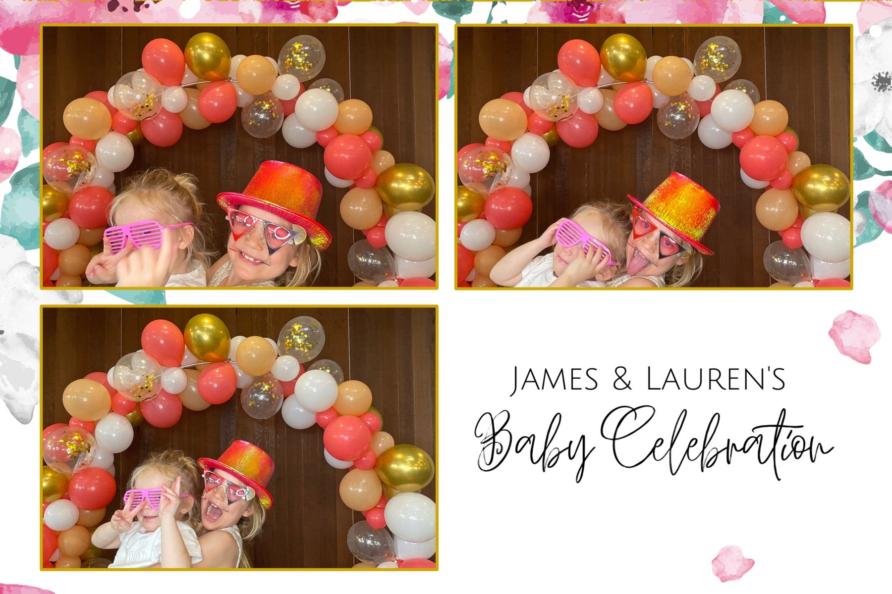 James and Lauren's Baby Celebration | View more photos from the event at gallery.photobooth.co.nz/u/SelfieCentral/James-and-Laurens-Baby-Celebration