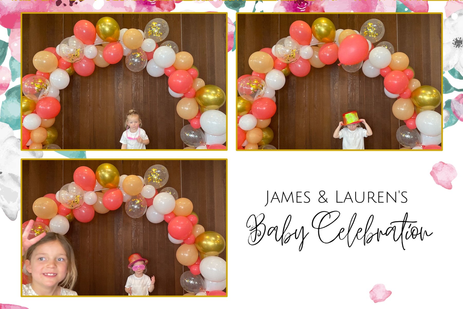 James and Lauren's Baby Celebration | View more photos from the event at gallery.photobooth.co.nz/u/SelfieCentral/James-and-Laurens-Baby-Celebration