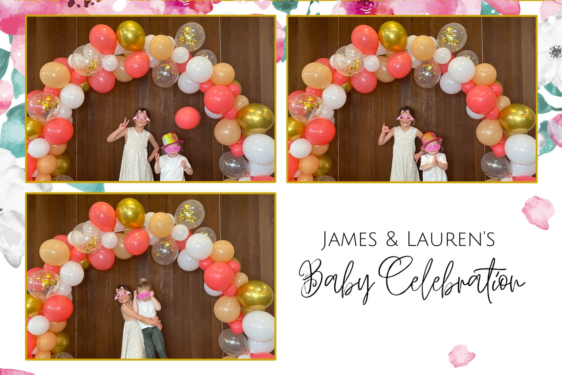 James and Lauren's Baby Celebration | View more photos from the event at gallery.photobooth.co.nz/u/SelfieCentral/James-and-Laurens-Baby-Celebration