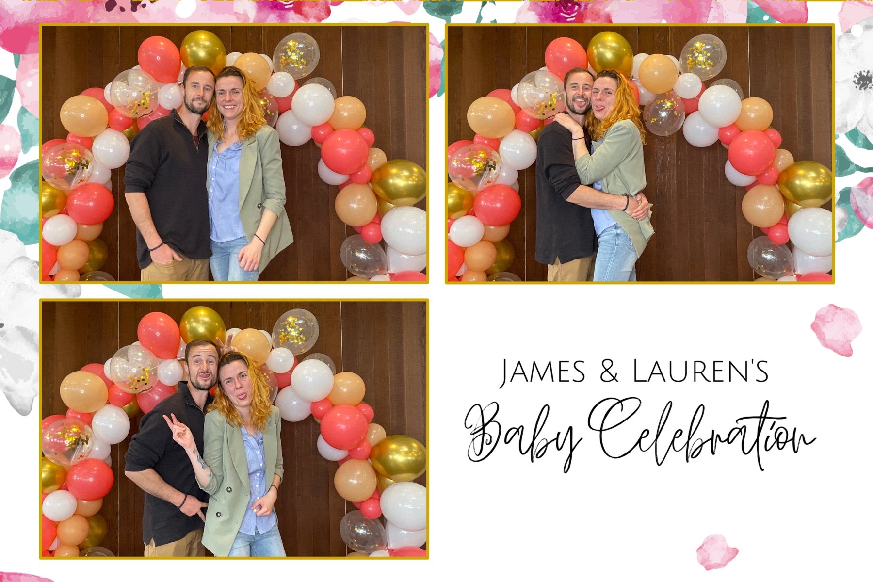 James and Lauren's Baby Celebration | View more photos from the event at gallery.photobooth.co.nz/u/SelfieCentral/James-and-Laurens-Baby-Celebration