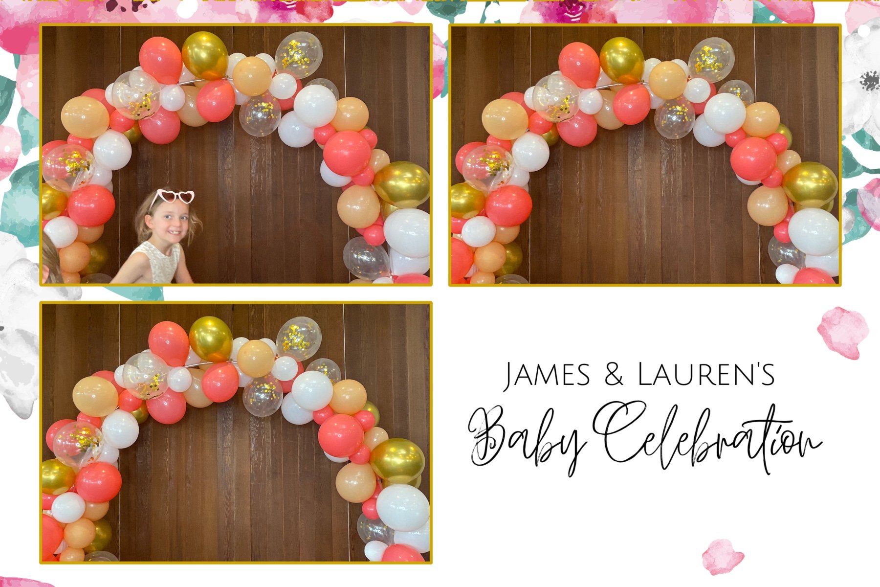 James and Lauren's Baby Celebration | View more photos from the event at gallery.photobooth.co.nz/u/SelfieCentral/James-and-Laurens-Baby-Celebration