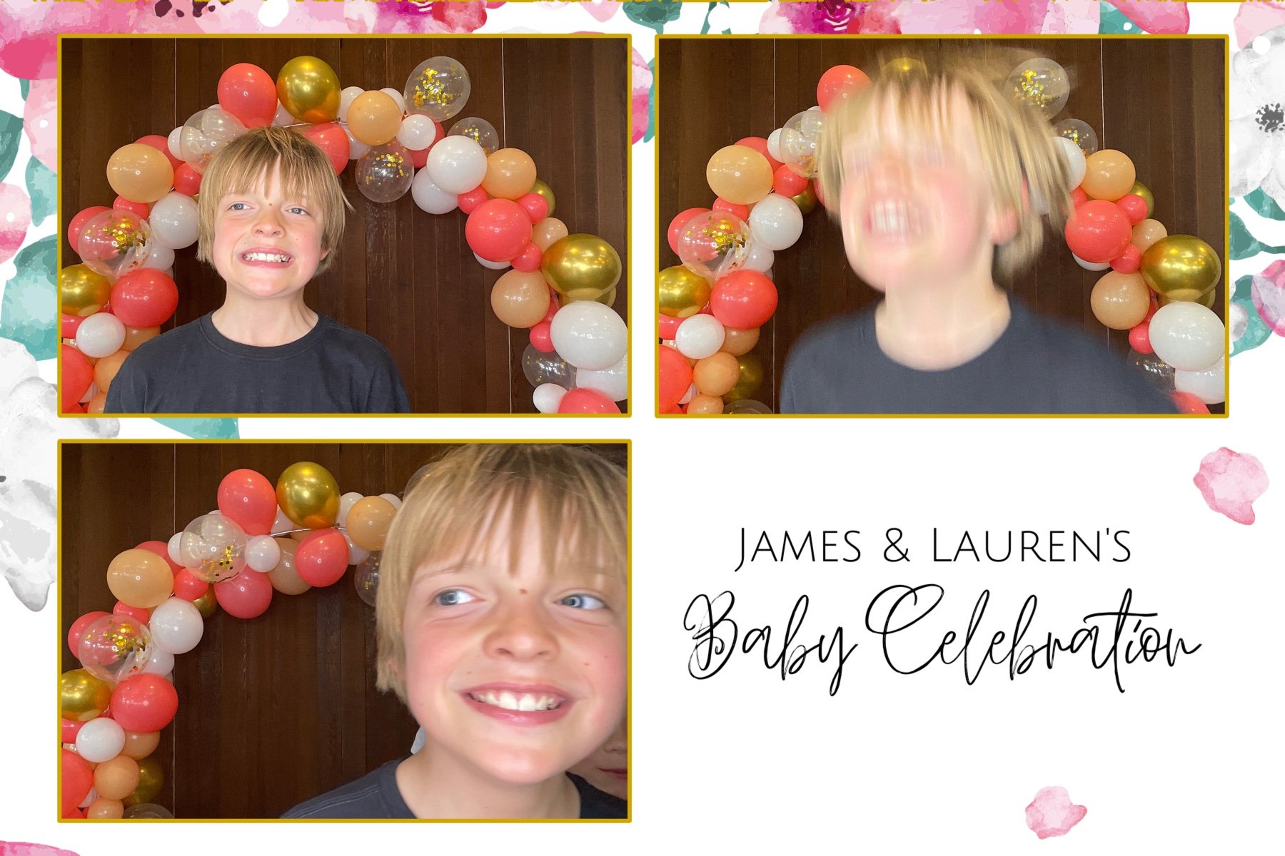 James and Lauren's Baby Celebration | View more photos from the event at gallery.photobooth.co.nz/u/SelfieCentral/James-and-Laurens-Baby-Celebration