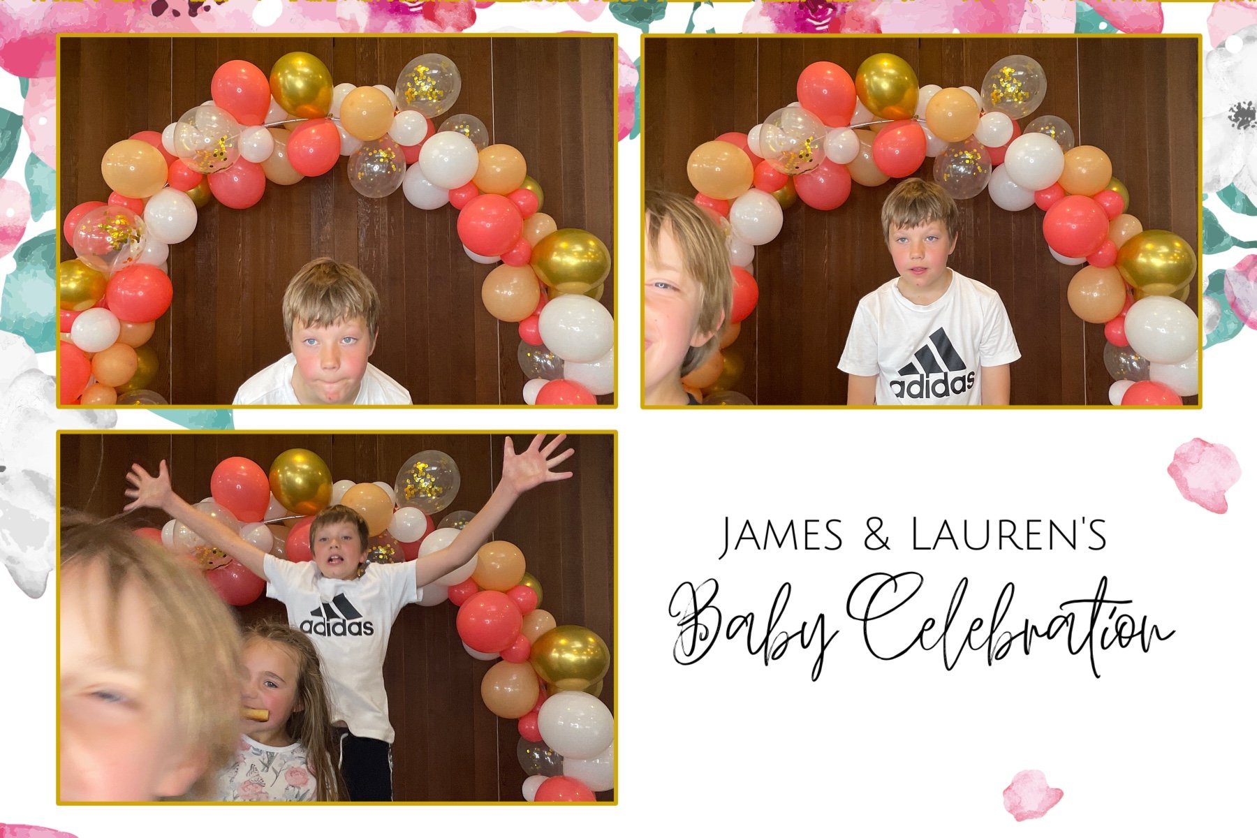 James and Lauren's Baby Celebration | View more photos from the event at gallery.photobooth.co.nz/u/SelfieCentral/James-and-Laurens-Baby-Celebration
