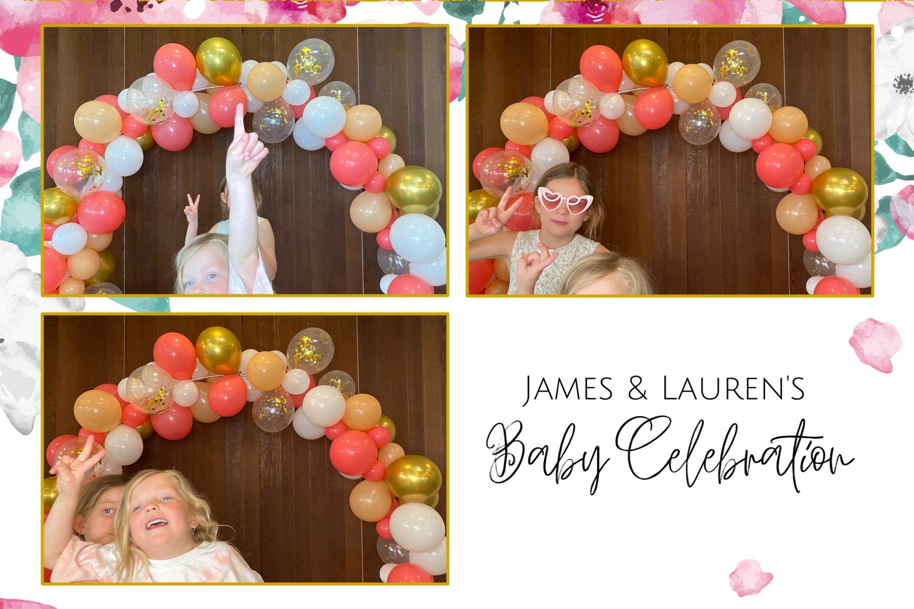 James and Lauren's Baby Celebration | View more photos from the event at gallery.photobooth.co.nz/u/SelfieCentral/James-and-Laurens-Baby-Celebration
