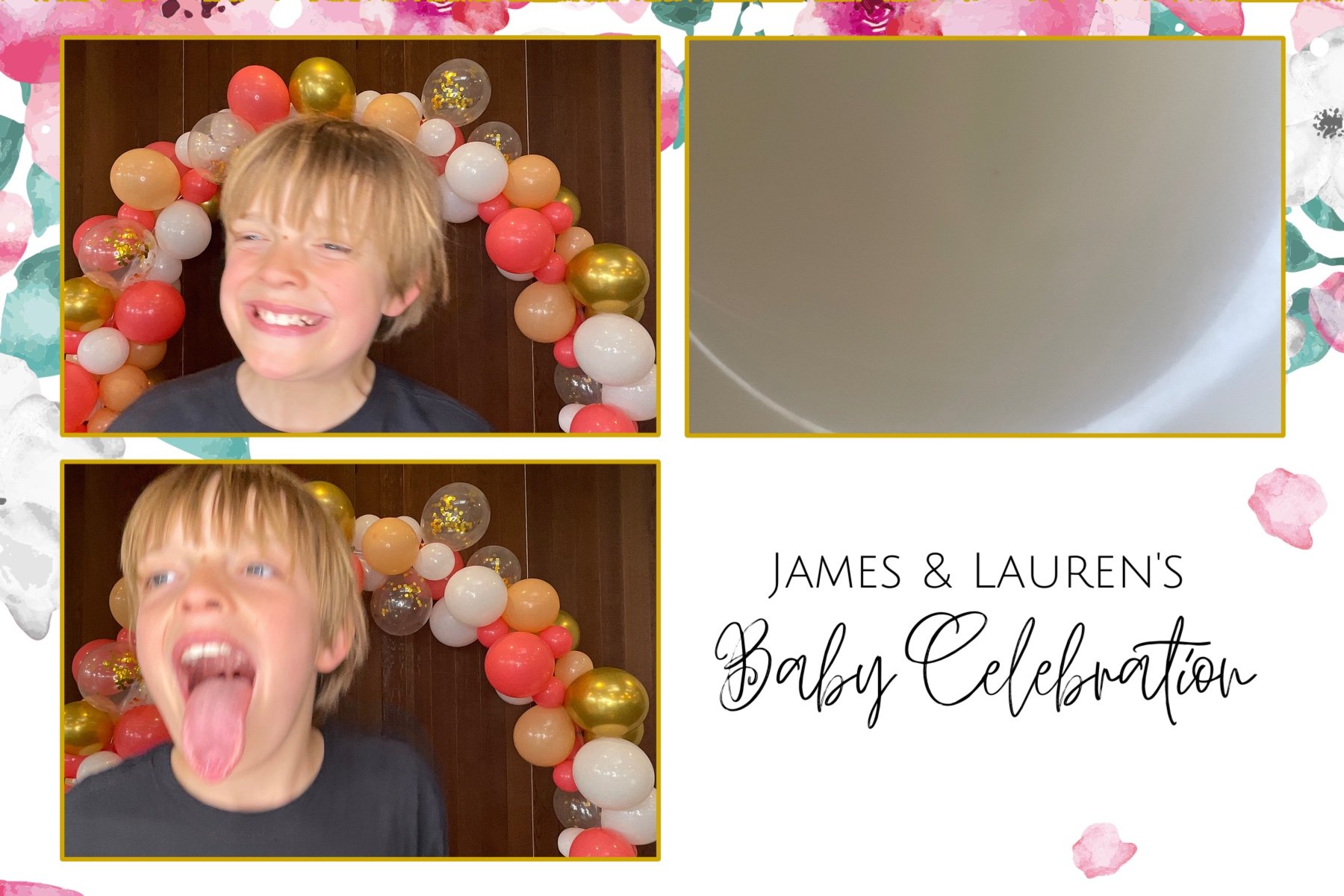 James and Lauren's Baby Celebration | View more photos from the event at gallery.photobooth.co.nz/u/SelfieCentral/James-and-Laurens-Baby-Celebration