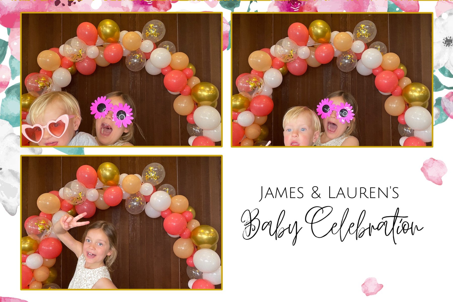 James and Lauren's Baby Celebration | View more photos from the event at gallery.photobooth.co.nz/u/SelfieCentral/James-and-Laurens-Baby-Celebration