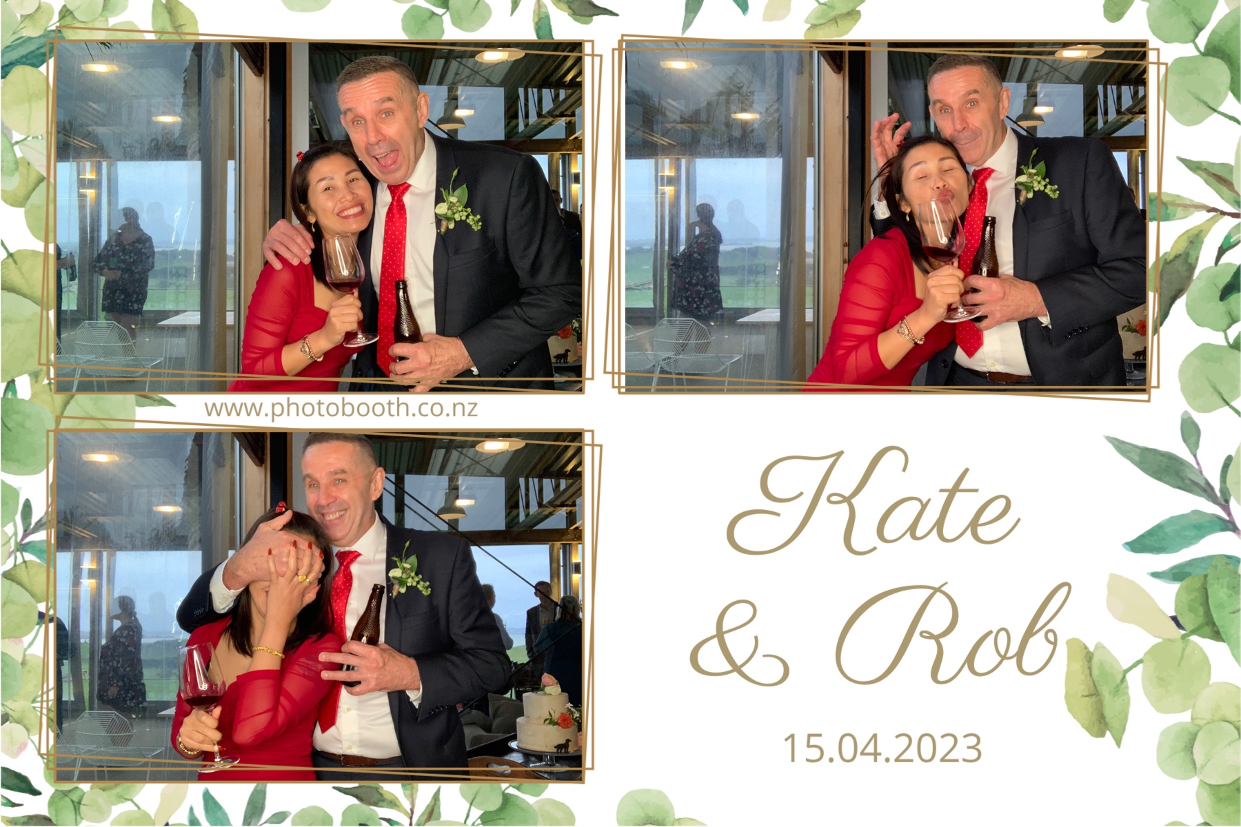 Kate and Rob's Wedding | View more photos from the event at gallery.photobooth.co.nz/u/SelfieCentral/Kate-and-Robs-Wedding