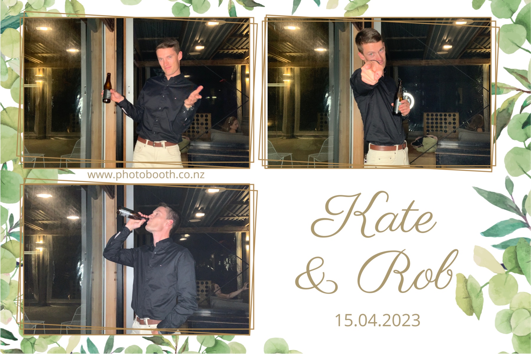 Kate and Rob's Wedding | View more photos from the event at gallery.photobooth.co.nz/u/SelfieCentral/Kate-and-Robs-Wedding
