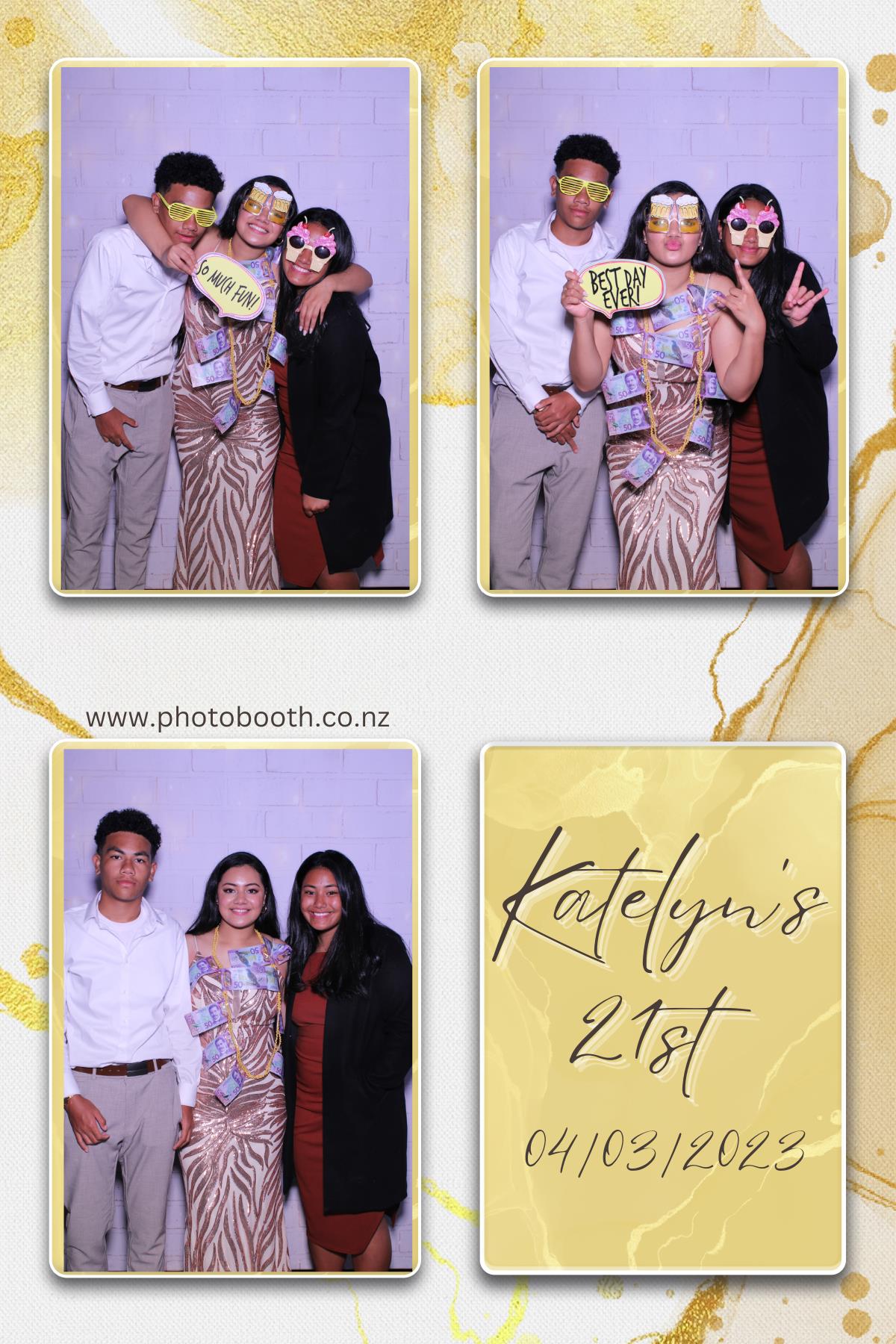 Katelyn's 21st | View more photos from the event at gallery.photobooth.co.nz/u/SelfieCentral/Katelyns-21st