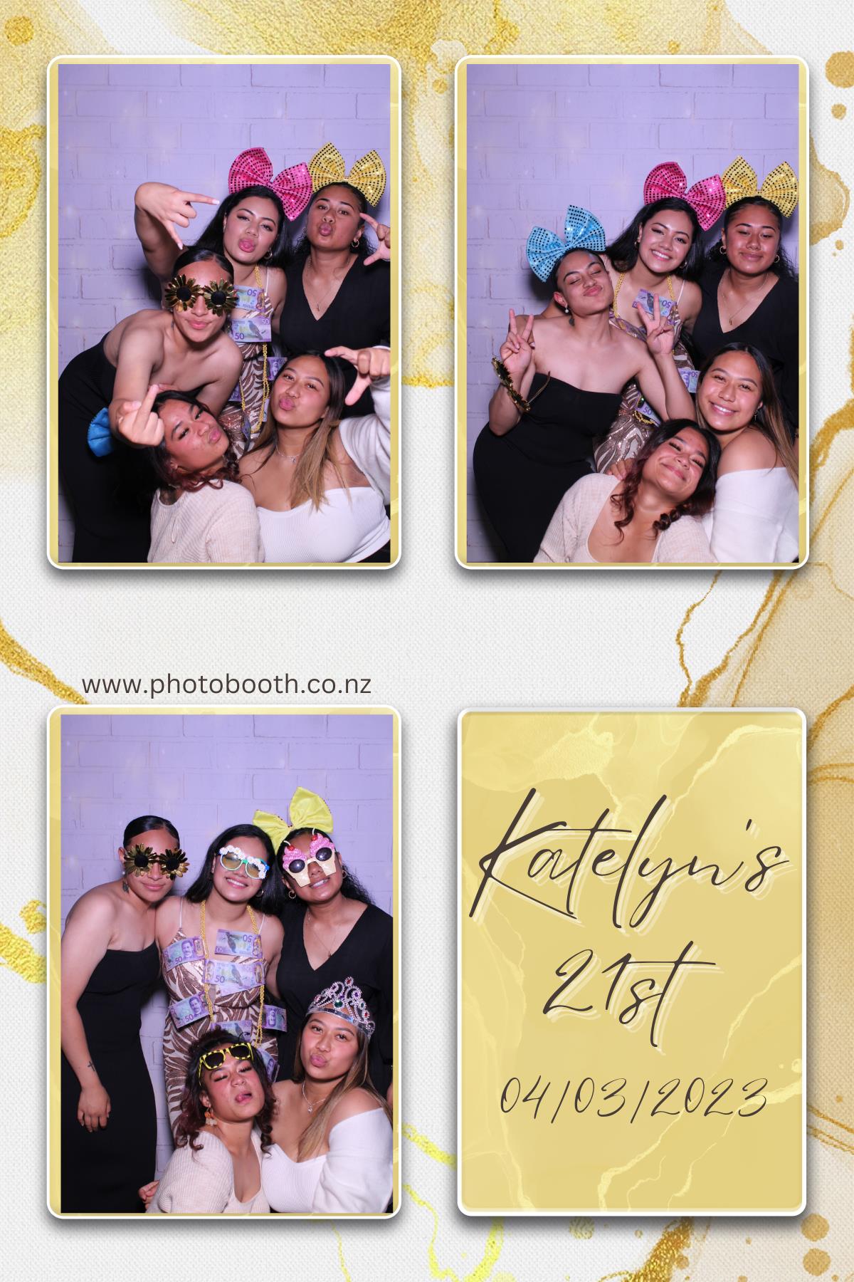 Katelyn's 21st | View more photos from the event at gallery.photobooth.co.nz/u/SelfieCentral/Katelyns-21st