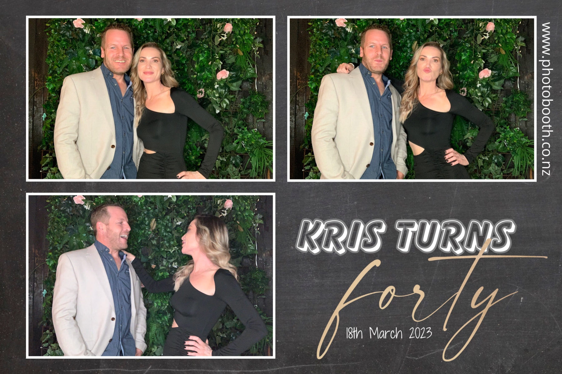 Kris's 40th | View more photos from the event at gallery.photobooth.co.nz/u/SelfieCentral/Kriss-40th
