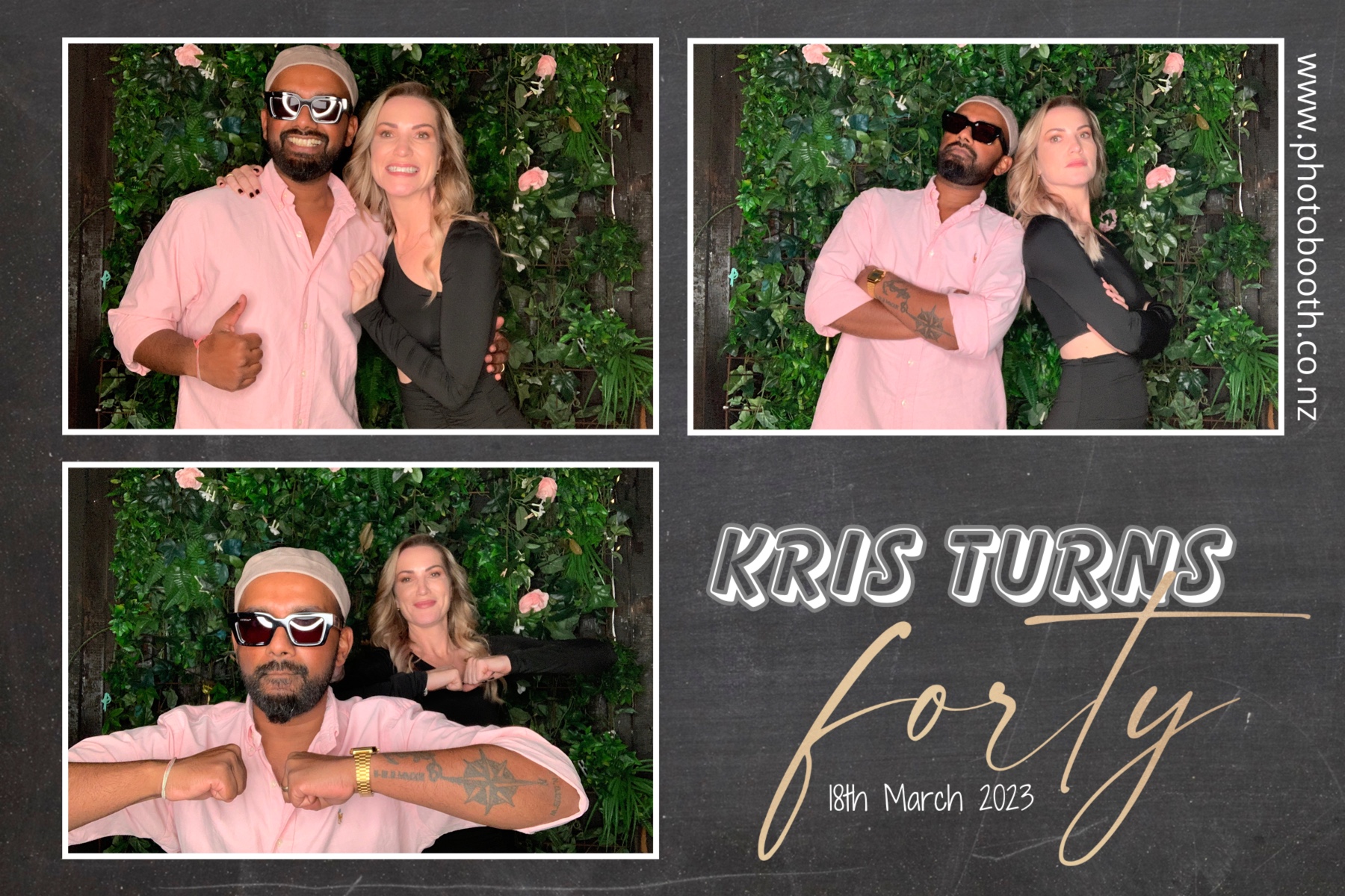 Kris's 40th | View more photos from the event at gallery.photobooth.co.nz/u/SelfieCentral/Kriss-40th