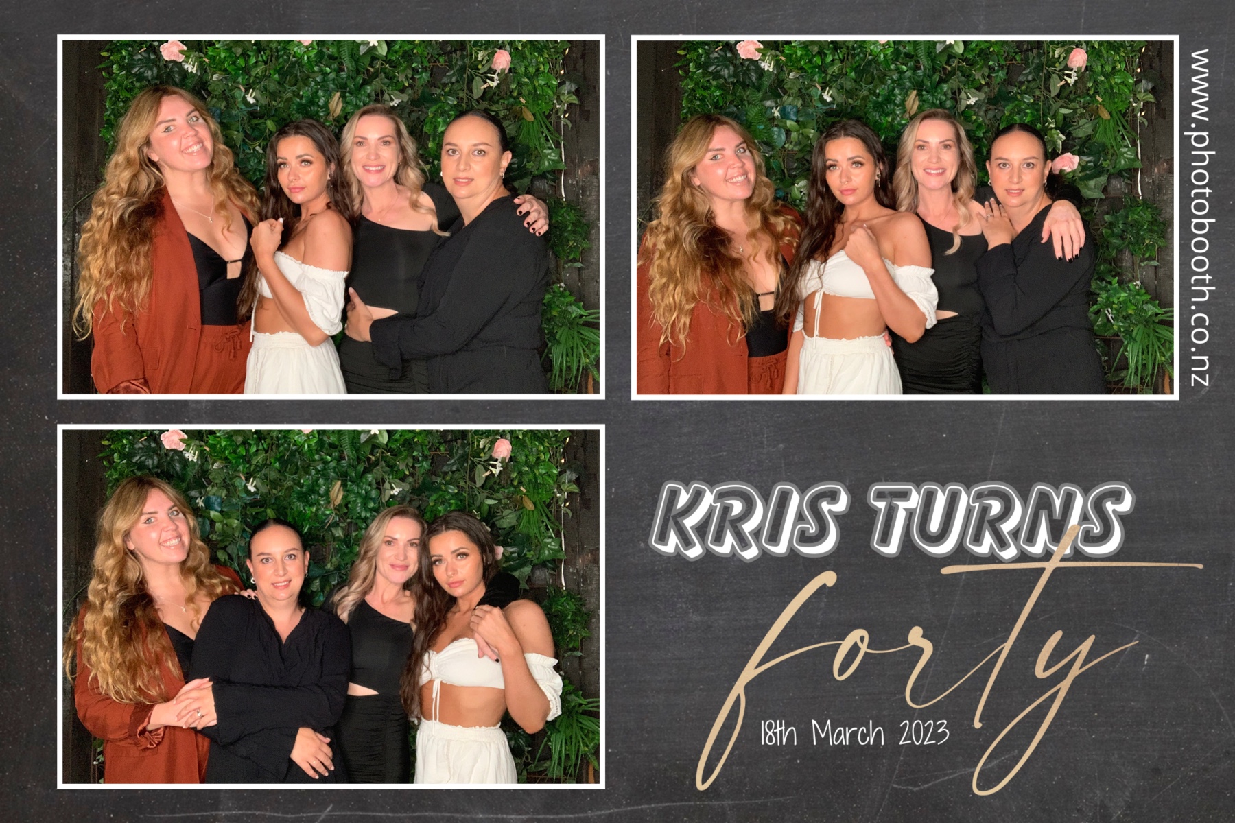 Kris's 40th | View more photos from the event at gallery.photobooth.co.nz/u/SelfieCentral/Kriss-40th