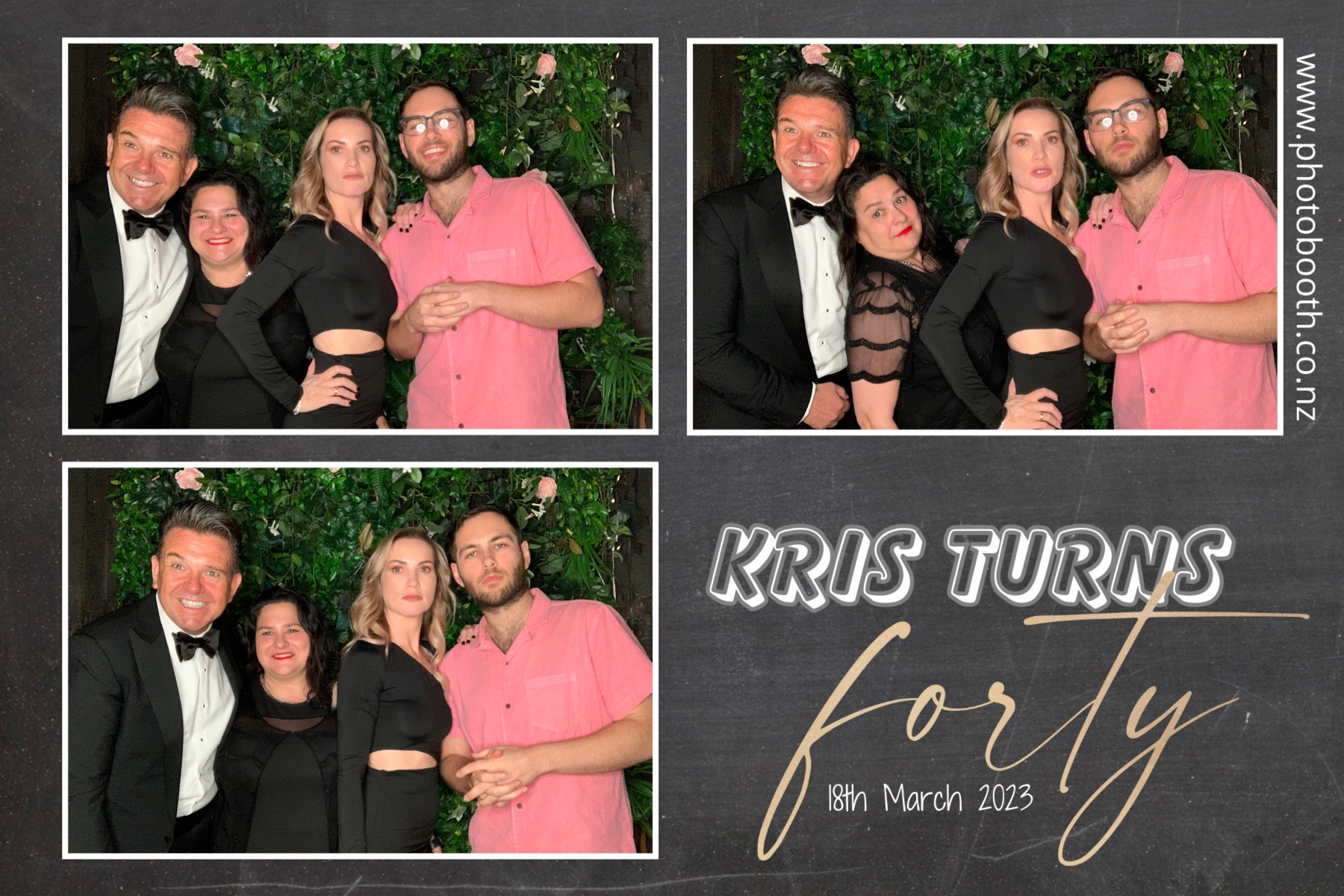 Kris's 40th | View more photos from the event at gallery.photobooth.co.nz/u/SelfieCentral/Kriss-40th