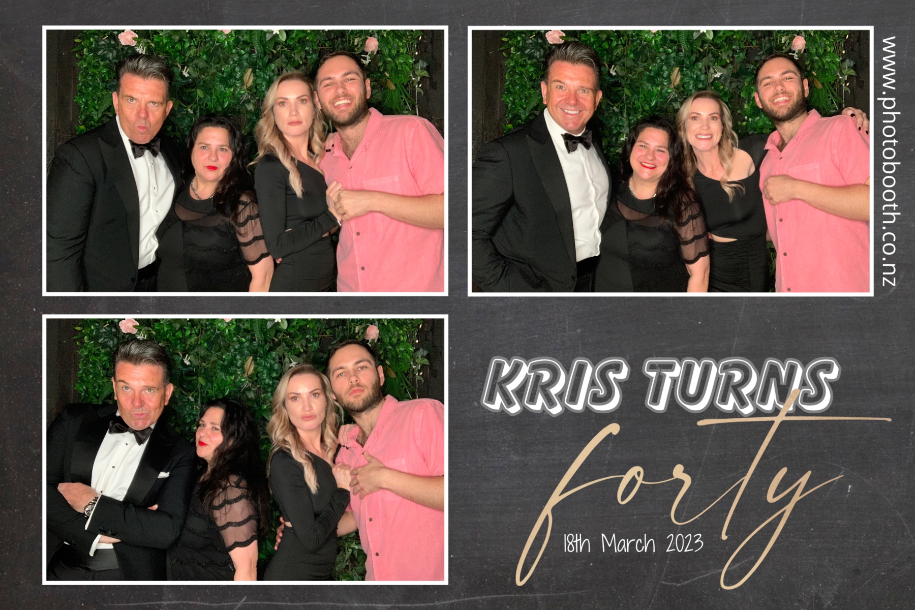 Kris's 40th | View more photos from the event at gallery.photobooth.co.nz/u/SelfieCentral/Kriss-40th