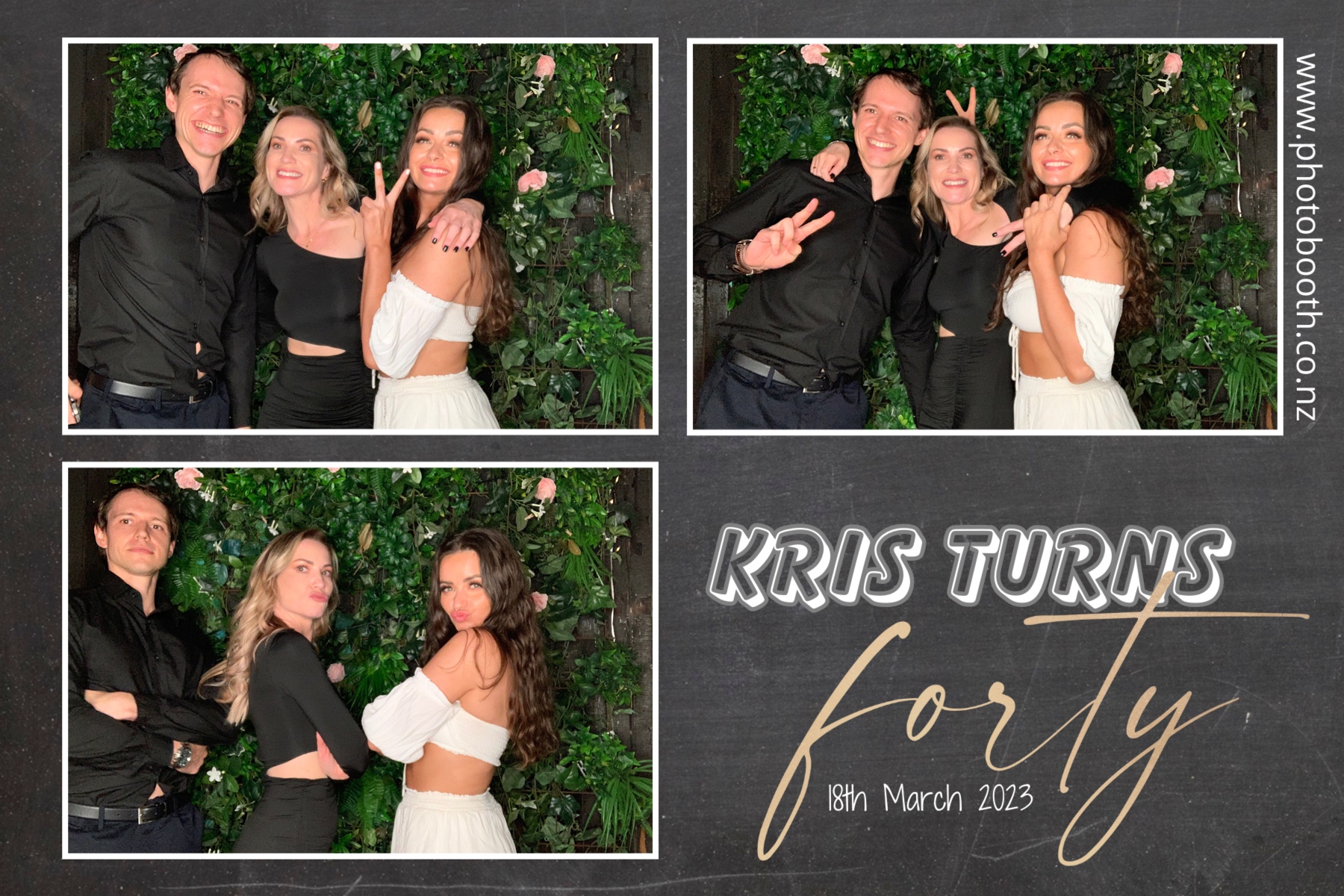 Kris's 40th | View more photos from the event at gallery.photobooth.co.nz/u/SelfieCentral/Kriss-40th