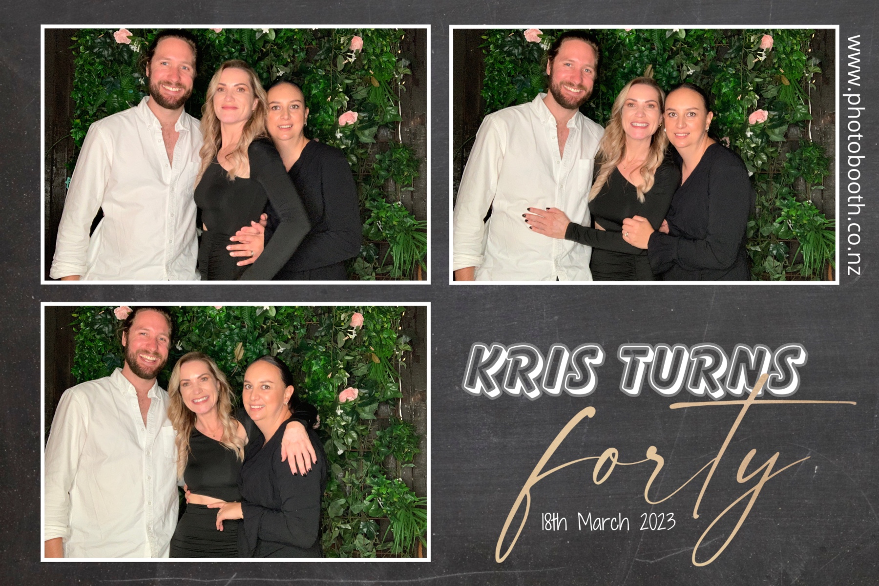 Kris's 40th | View more photos from the event at gallery.photobooth.co.nz/u/SelfieCentral/Kriss-40th