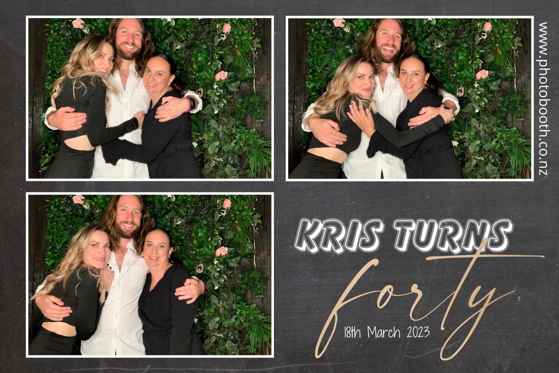 Kris's 40th | View more photos from the event at gallery.photobooth.co.nz/u/SelfieCentral/Kriss-40th