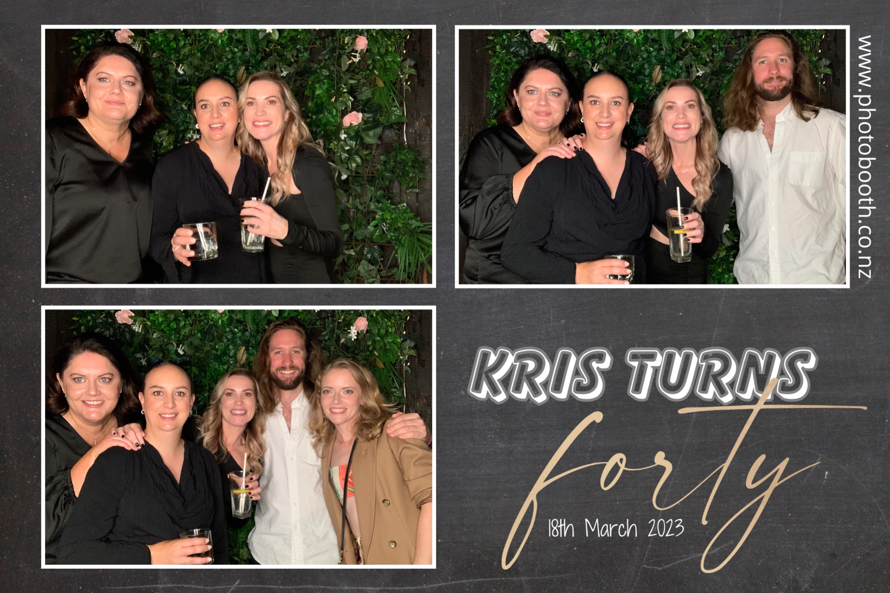 Kris's 40th | View more photos from the event at gallery.photobooth.co.nz/u/SelfieCentral/Kriss-40th