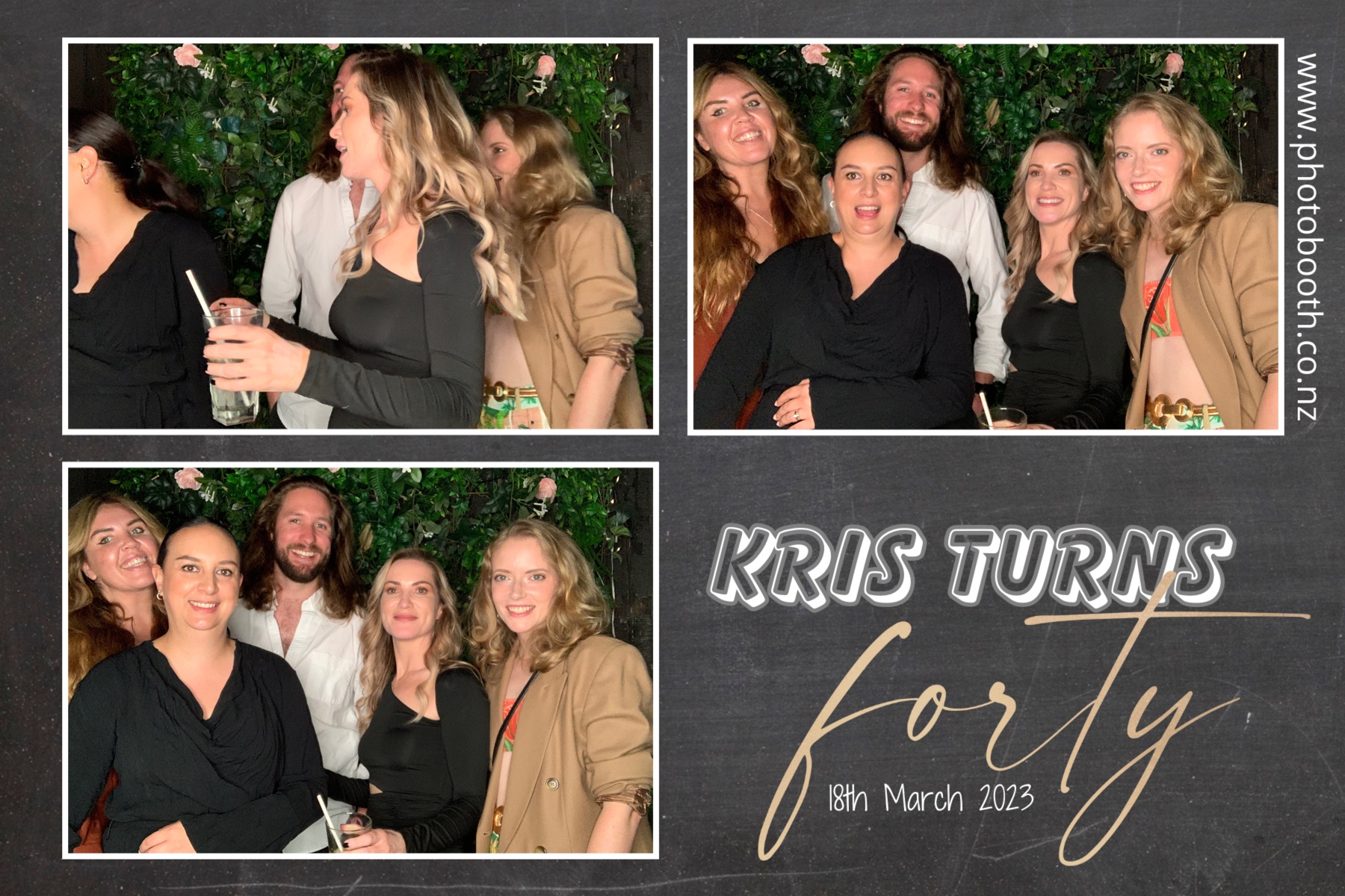 Kris's 40th | View more photos from the event at gallery.photobooth.co.nz/u/SelfieCentral/Kriss-40th