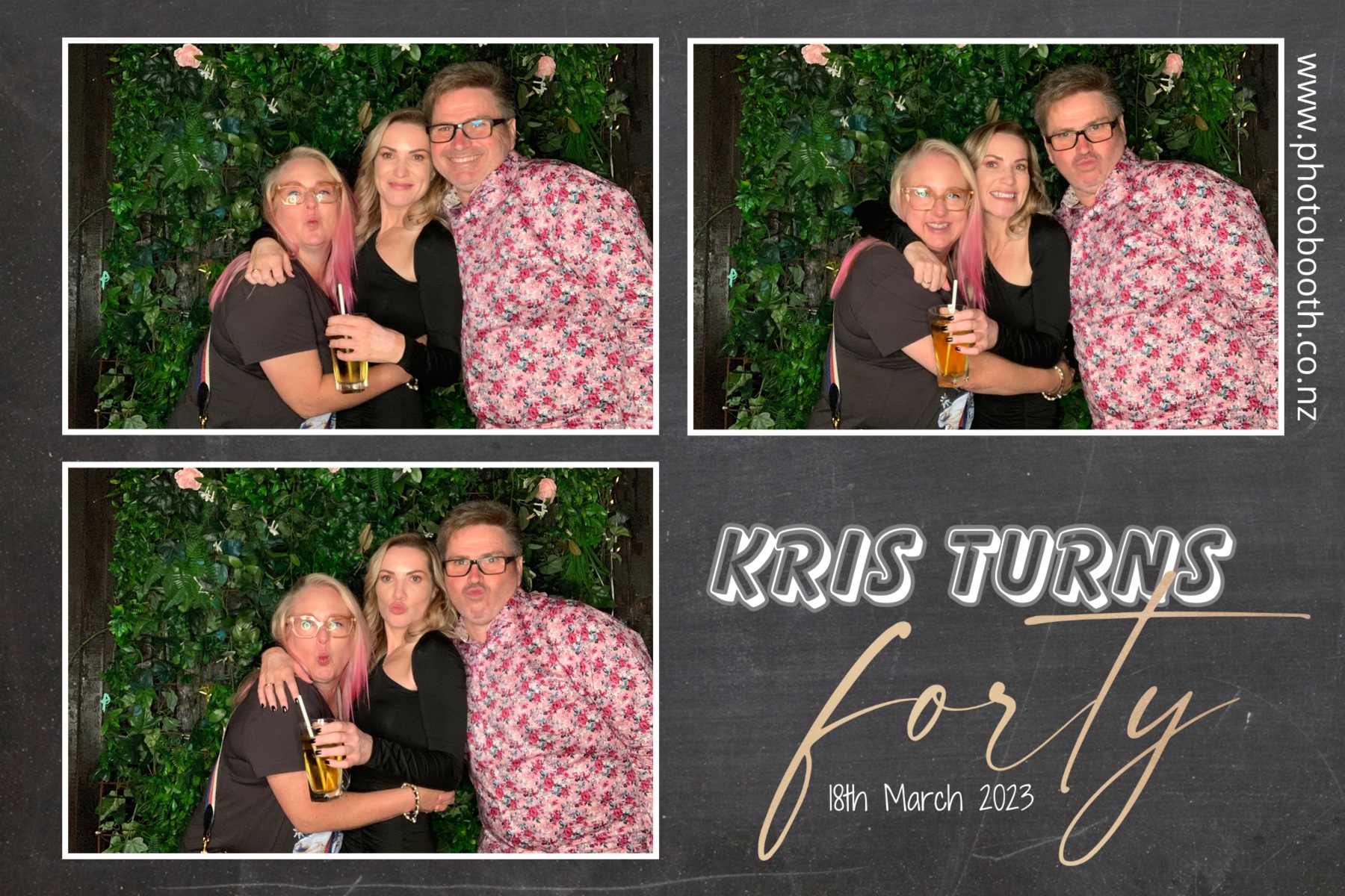 Kris's 40th | View more photos from the event at gallery.photobooth.co.nz/u/SelfieCentral/Kriss-40th