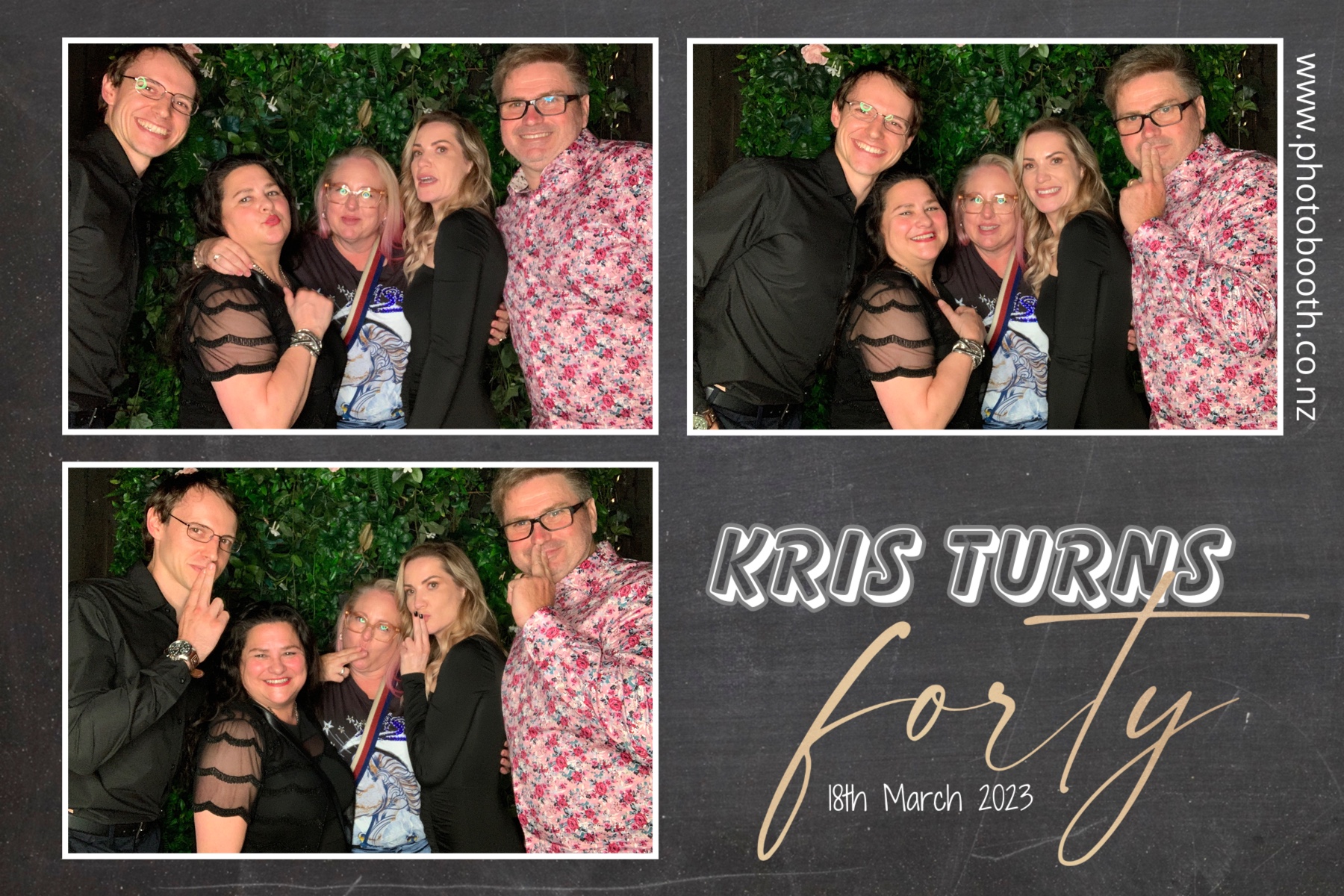 Kris's 40th | View more photos from the event at gallery.photobooth.co.nz/u/SelfieCentral/Kriss-40th