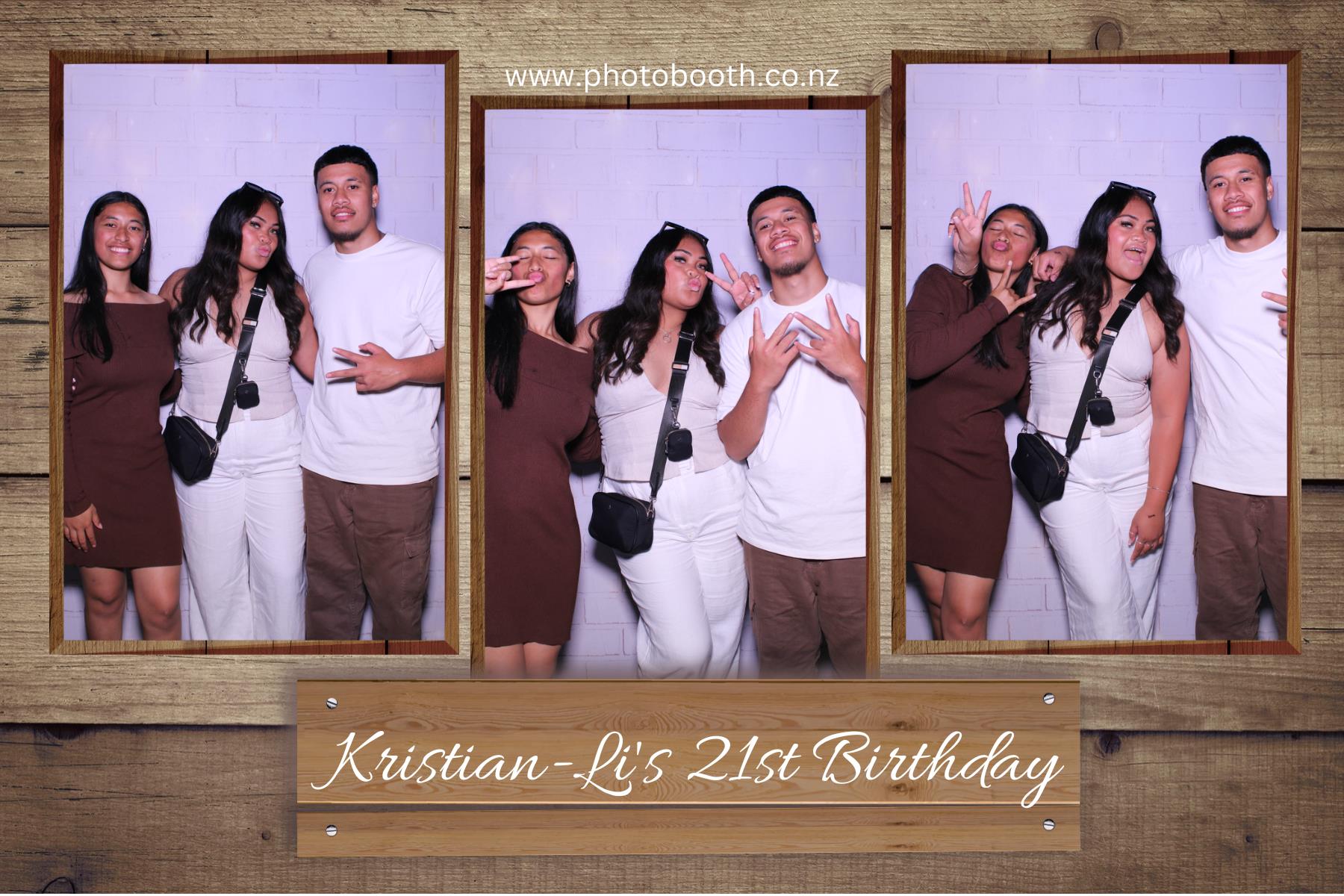Kristian-Li's 21st | View more photos from the event at gallery.photobooth.co.nz/u/SelfieCentral/Kristian-Lis-21st