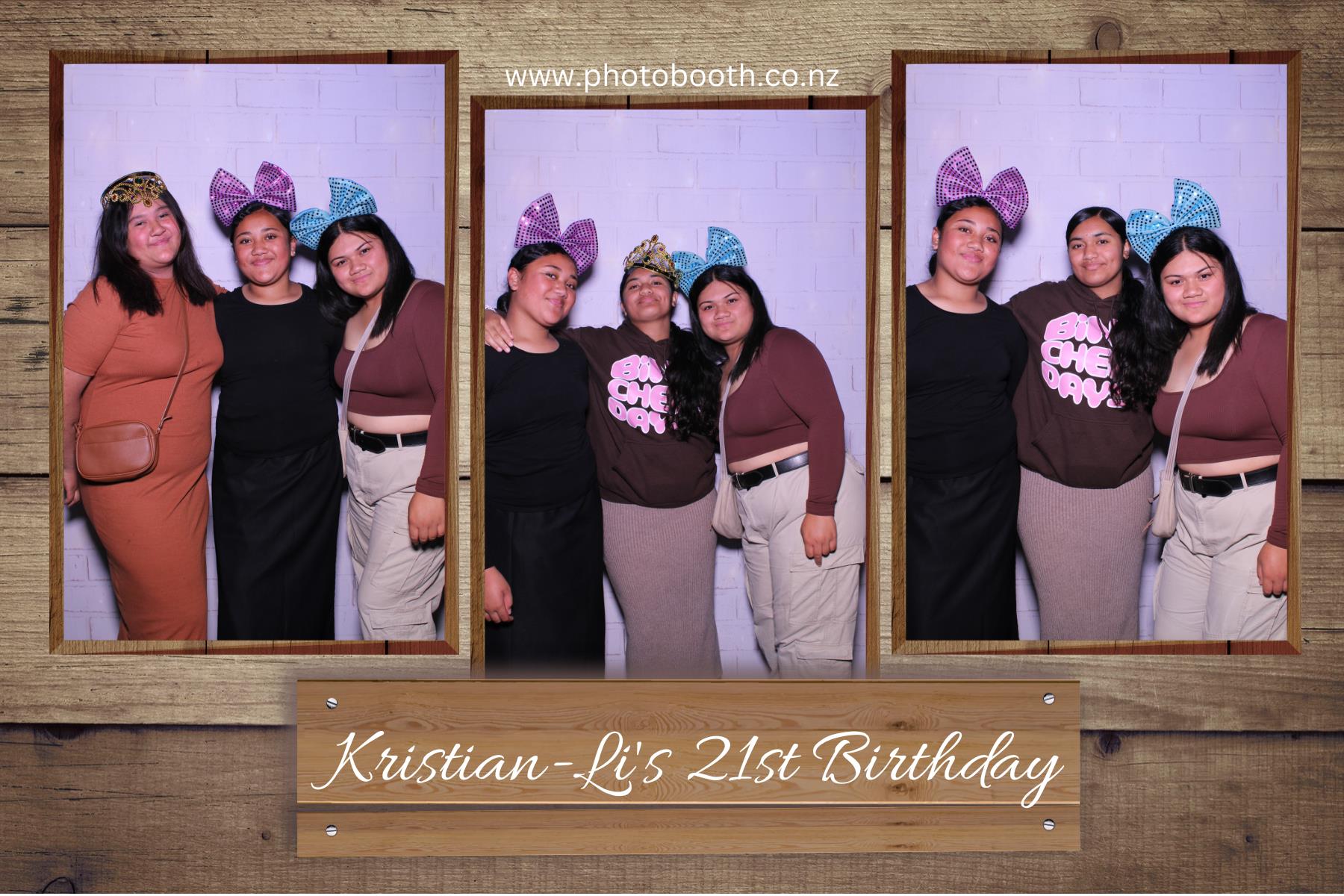 Kristian-Li's 21st | View more photos from the event at gallery.photobooth.co.nz/u/SelfieCentral/Kristian-Lis-21st