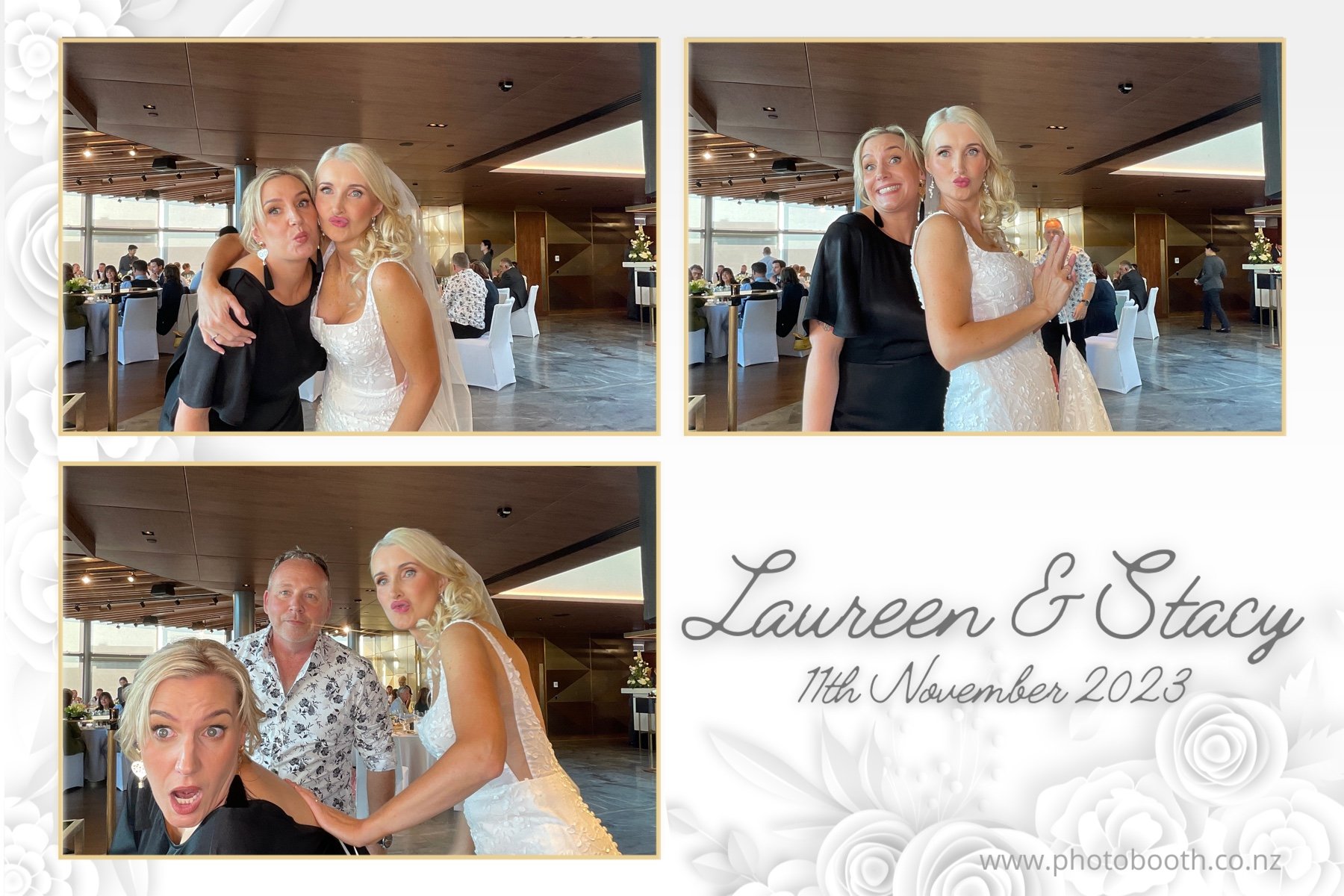 Laureen & Stacy's Wedding | View more photos from the event at gallery.photobooth.co.nz/u/SelfieCentral/Laureen-Stacys-Wedding
